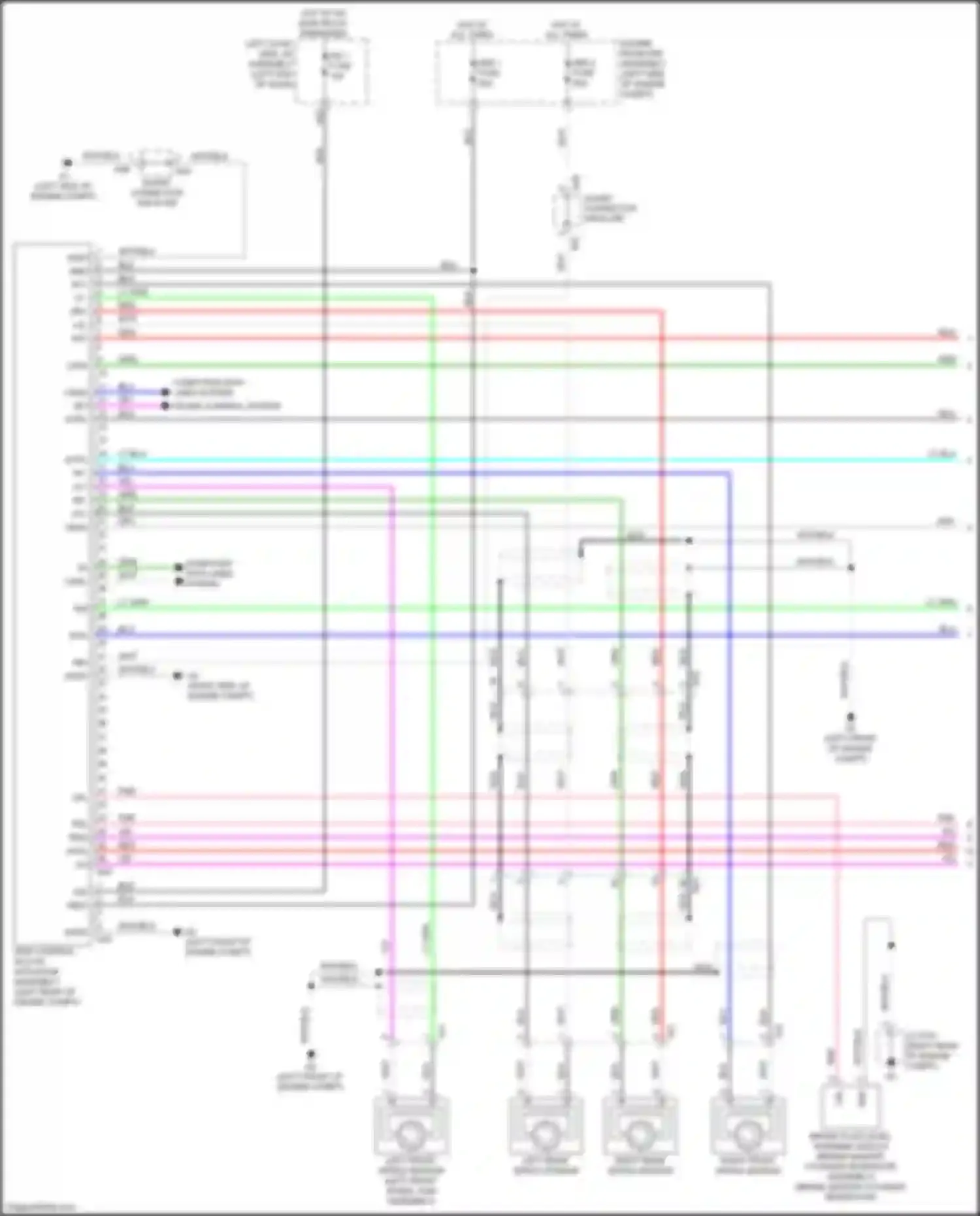 Wiring diagram abs 2 fuse for Lexus LX J200 facelift 2 (2015-2023) (1 of 2)