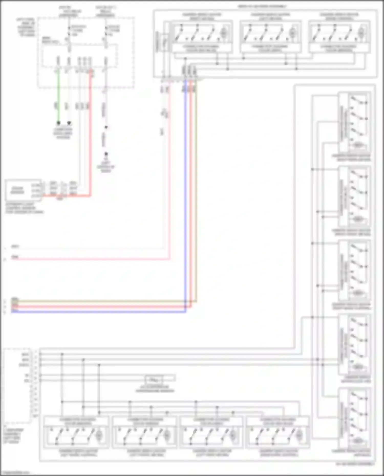 Wiring diagram a/c blower assembly for Lexus LX J200 facelift 2 (2015-2023) (1 of 1)