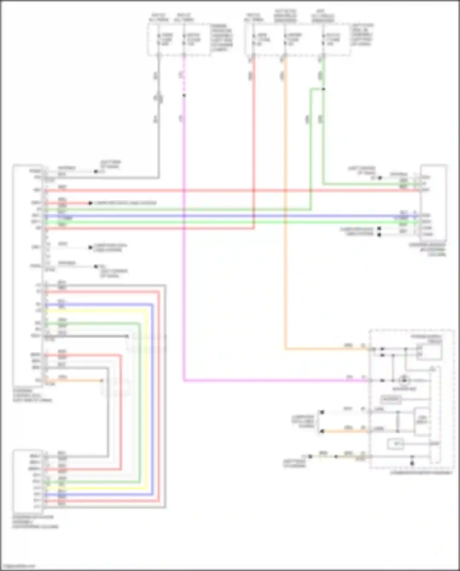Wiring diagram blu for Lexus LX J200 facelift 2 (2015-2023) (30 of 129)