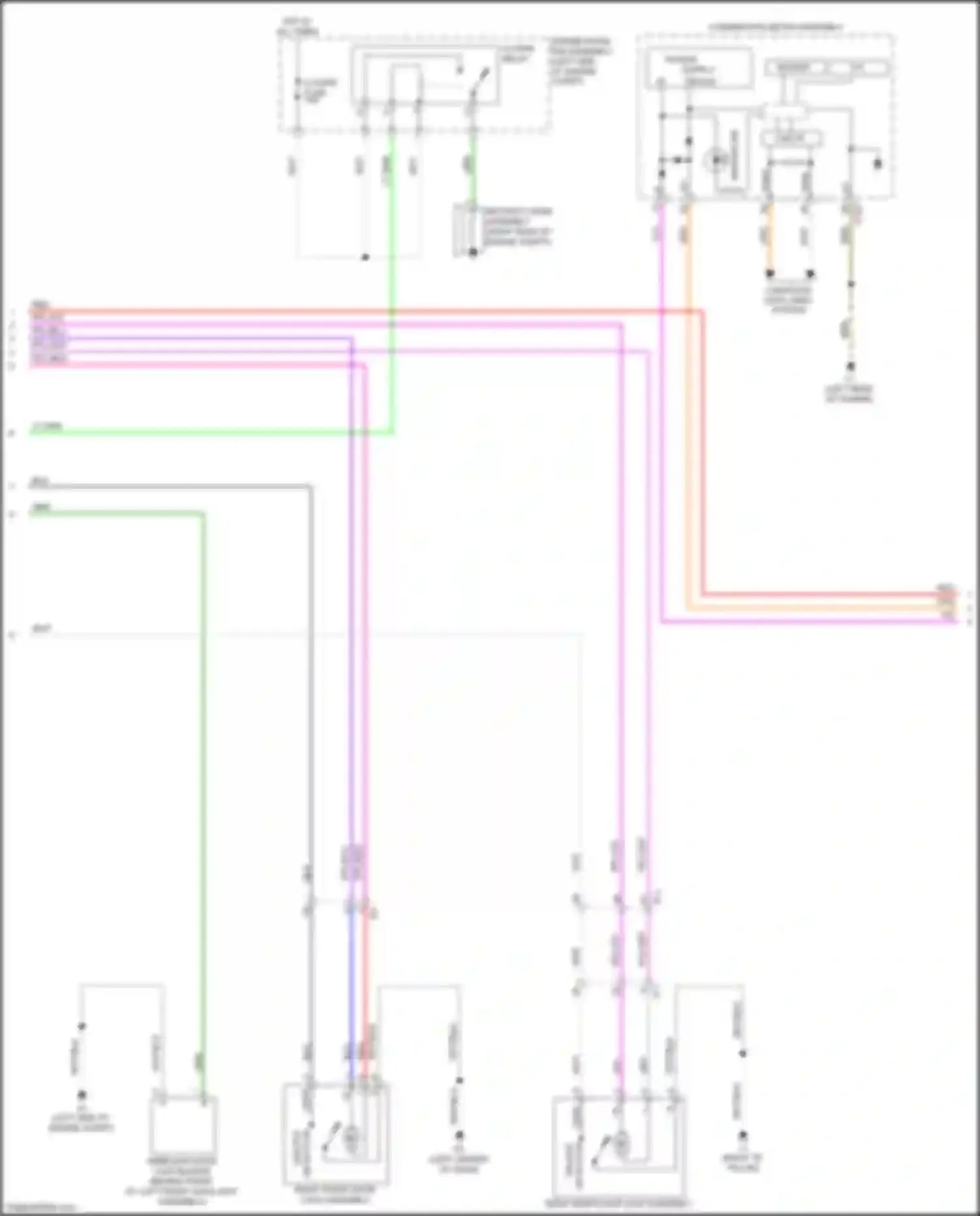 Wiring diagram computer data lines system for Lexus LX J200 facelift 2 (2015-2023) (78 of 85)