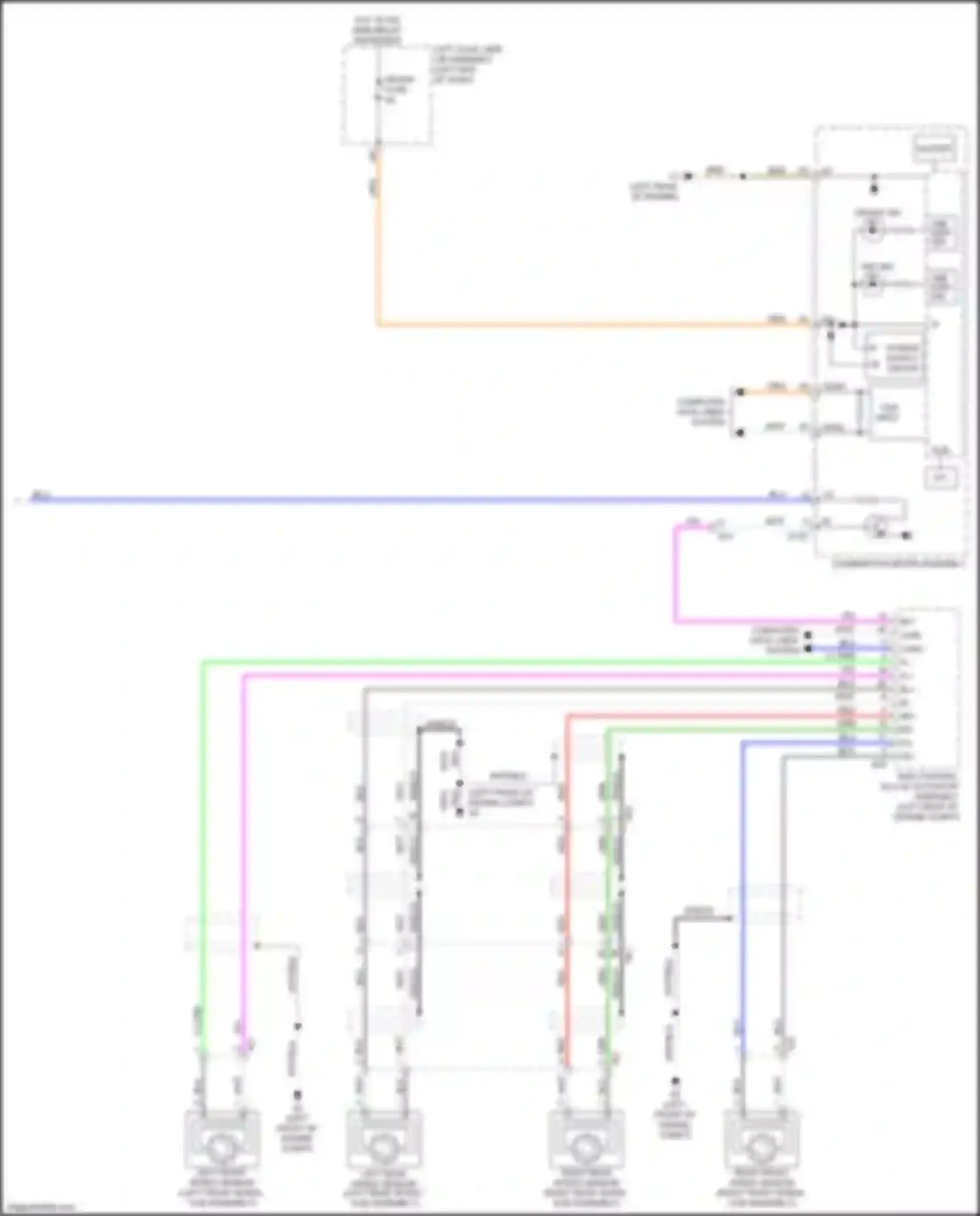 Wiring diagram cruise ind for Lexus LX J200 facelift 2 (2015-2023) (2 of 3)