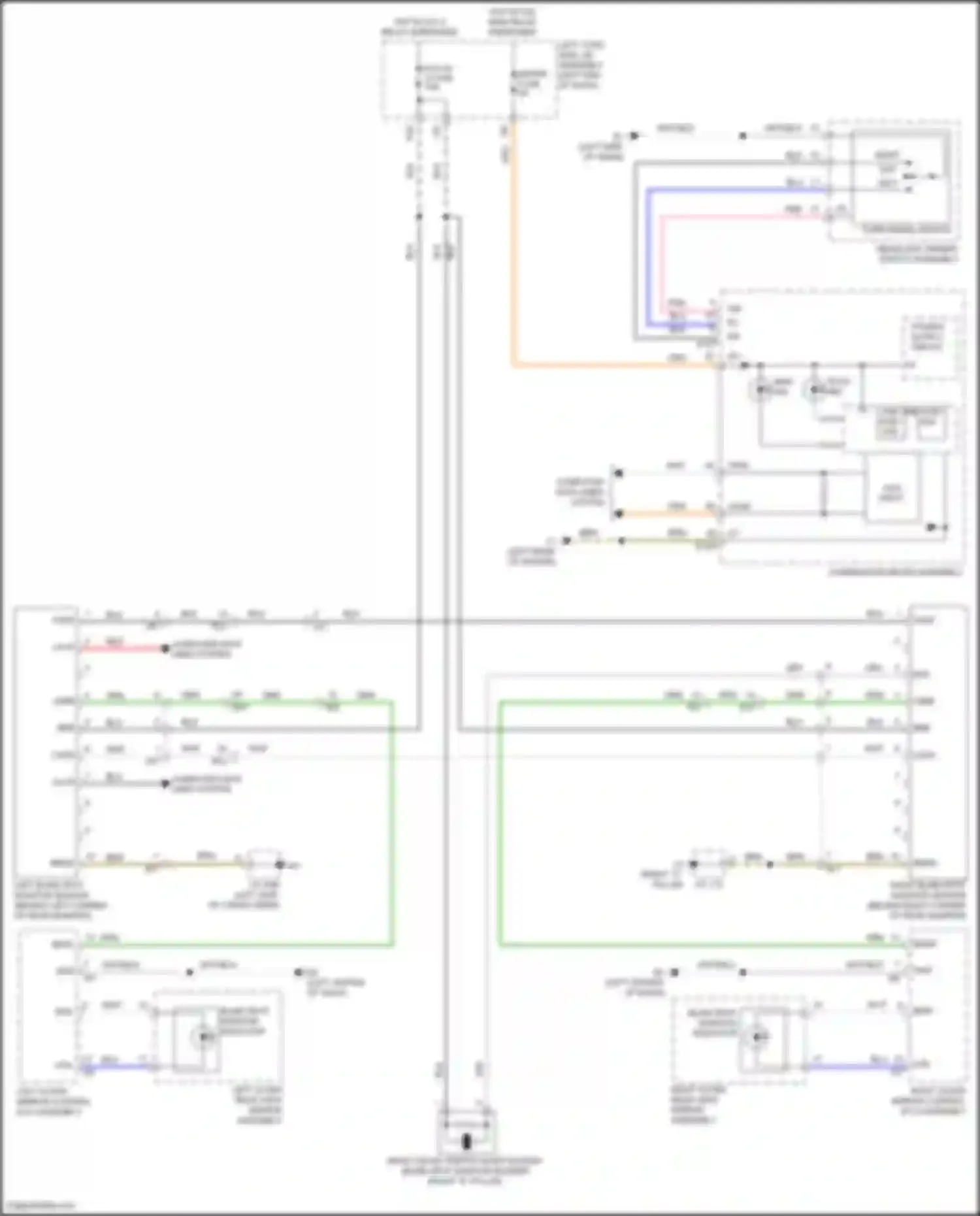 Wiring diagram ecu-ig 3 fuse for Lexus LX J200 facelift 2 (2015-2023) (11 of 18)