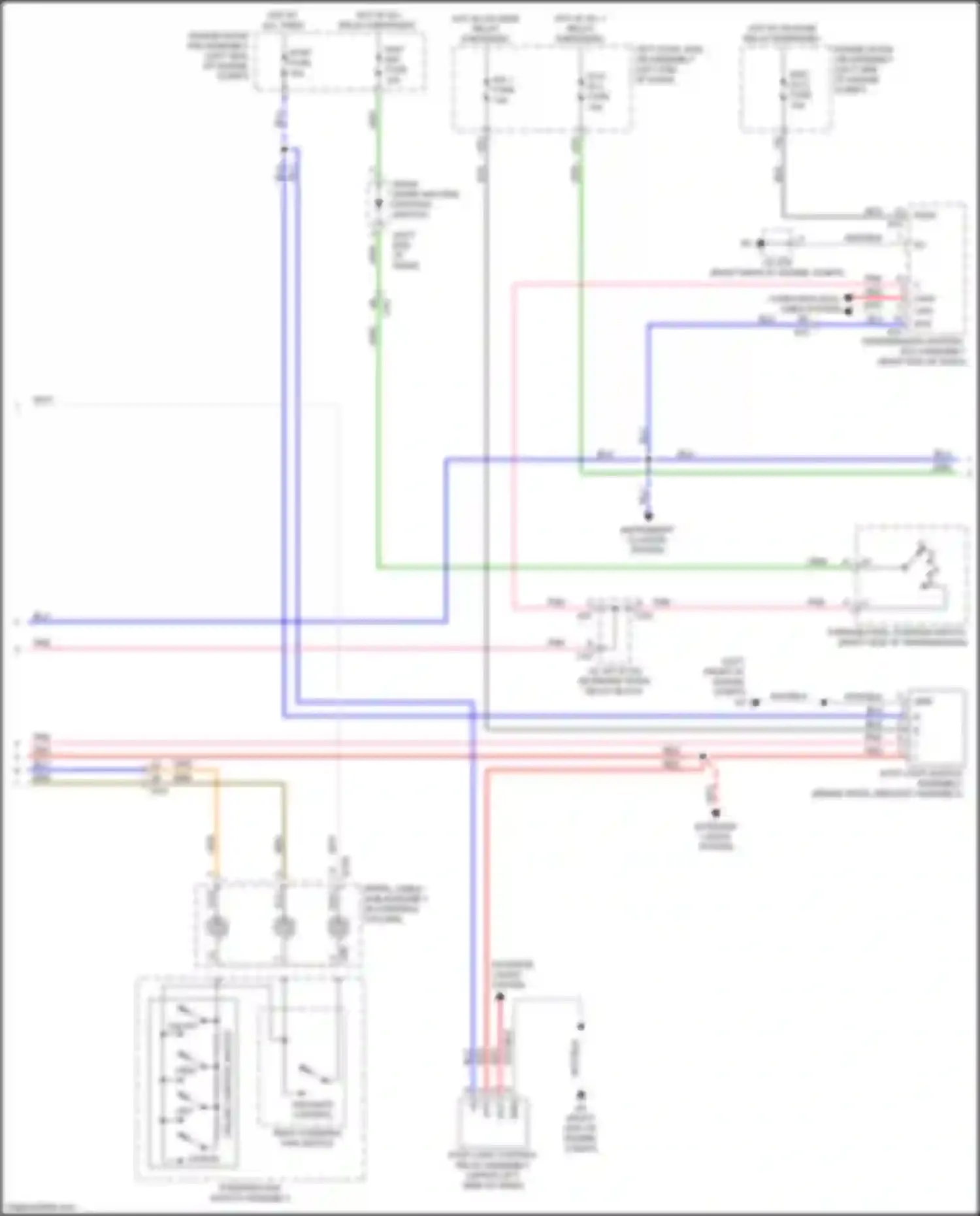 Wiring diagram engine room j/b assembly for Lexus LX J200 facelift 2 (2015-2023) (5 of 13)