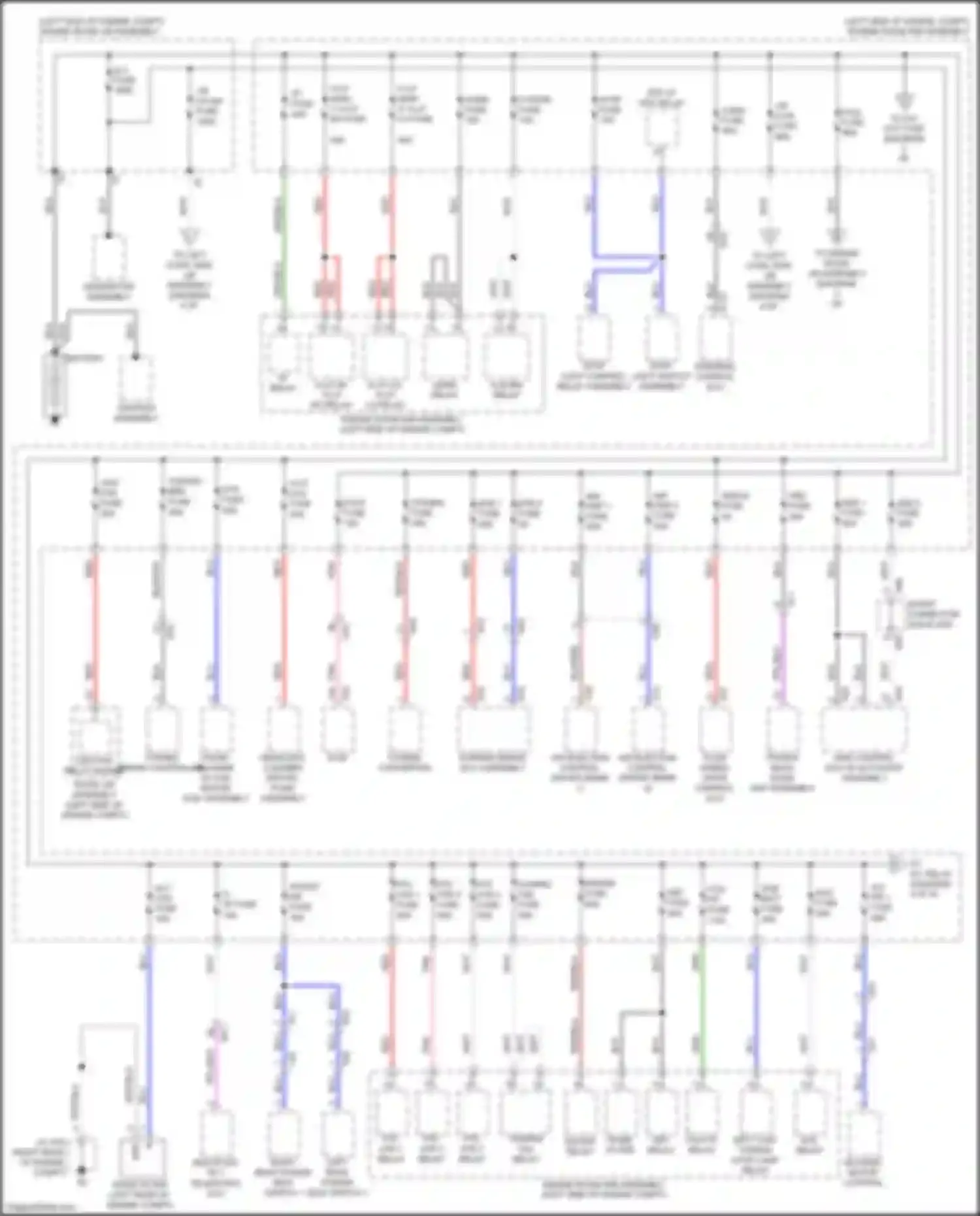Wiring diagram epb 1 fuse for Lexus LX J200 facelift 2 (2015-2023) (2 of 2)