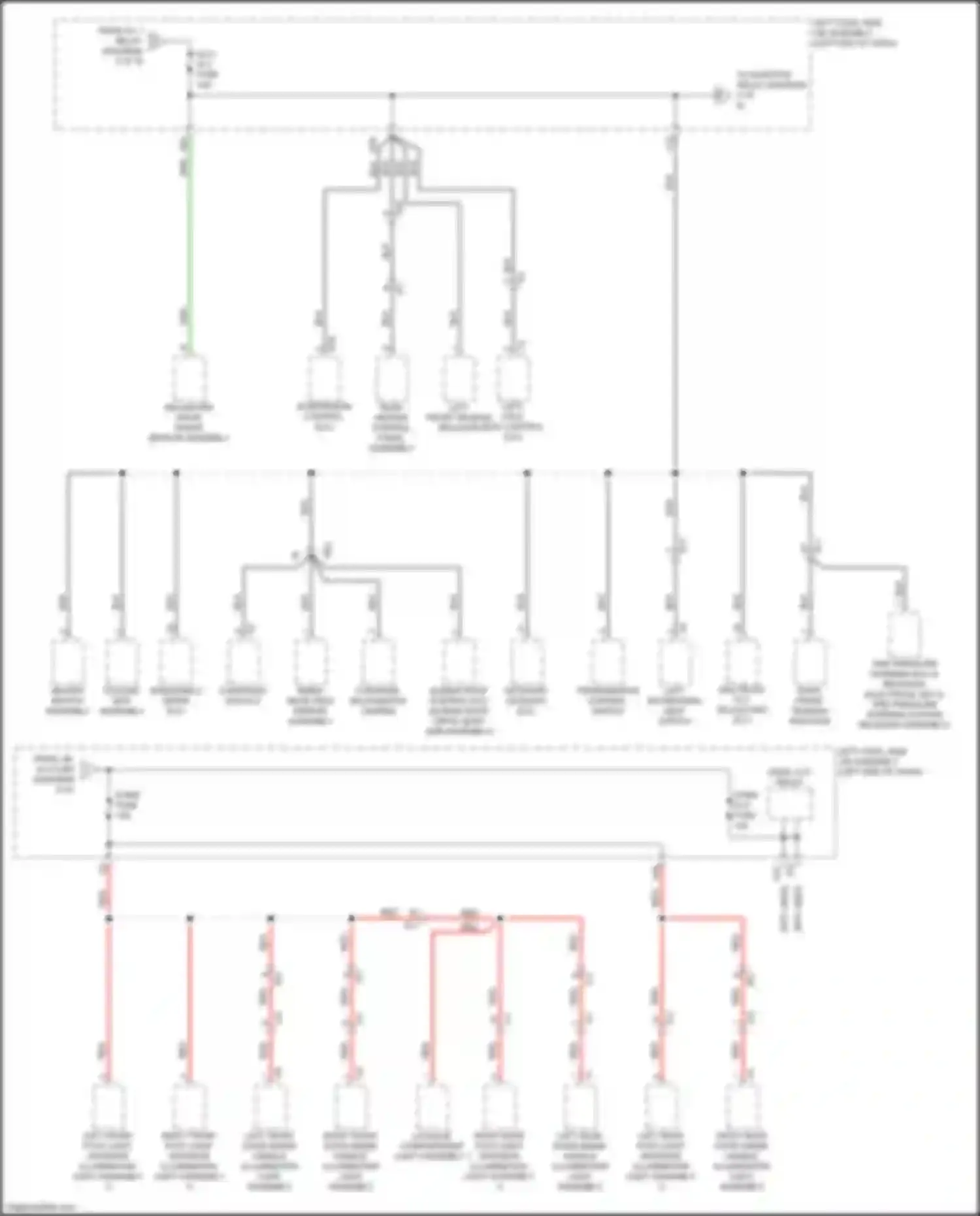 Wiring diagram forward recognition camera for Lexus LX J200 facelift 2 (2015-2023) (4 of 4)