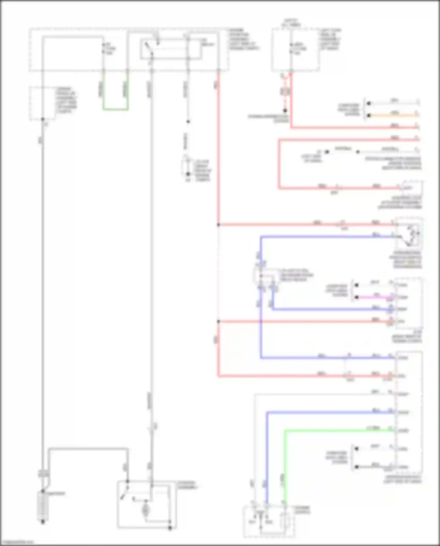 Wiring diagram hot at all times for Lexus LX J200 facelift 2 (2015-2023) (73 of 75)