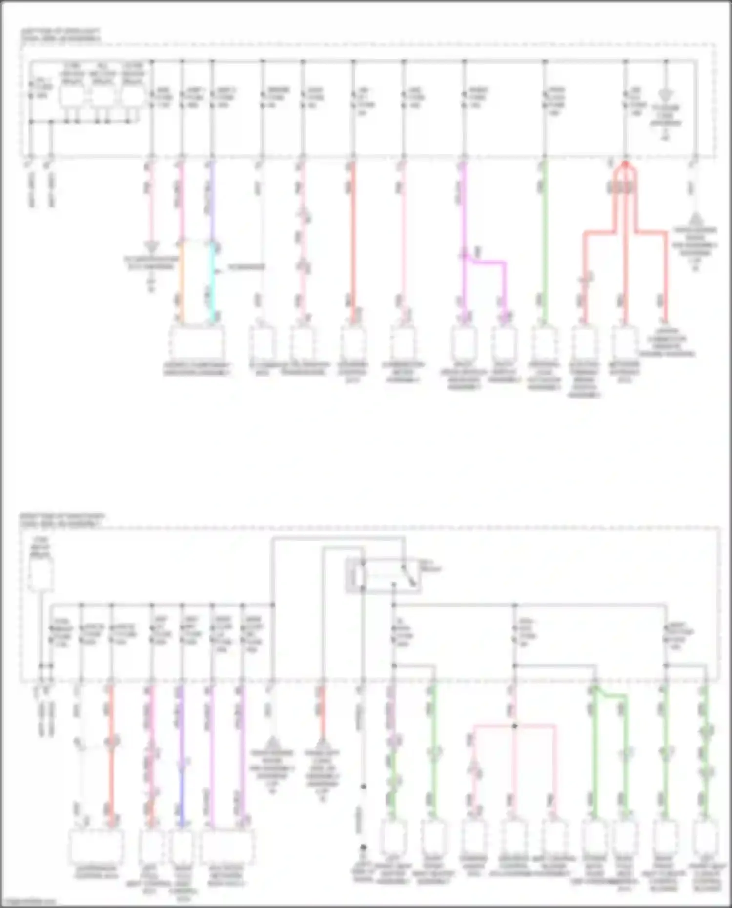Wiring diagram l/d-dr unlock relay for Lexus LX J200 facelift 2 (2015-2023) (3 of 4)
