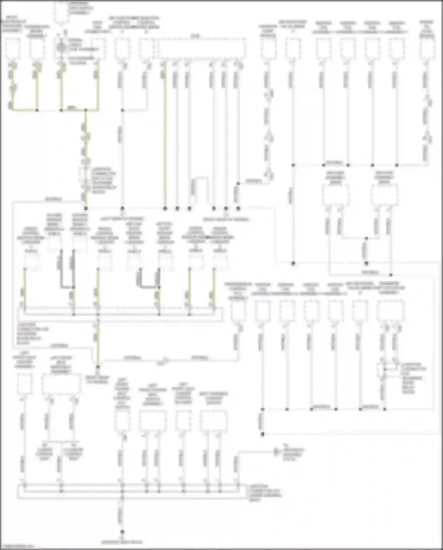 Wiring diagram left front seat climate control blower for Lexus LX J200 facelift 2 (2015-2023) (2 of 3)