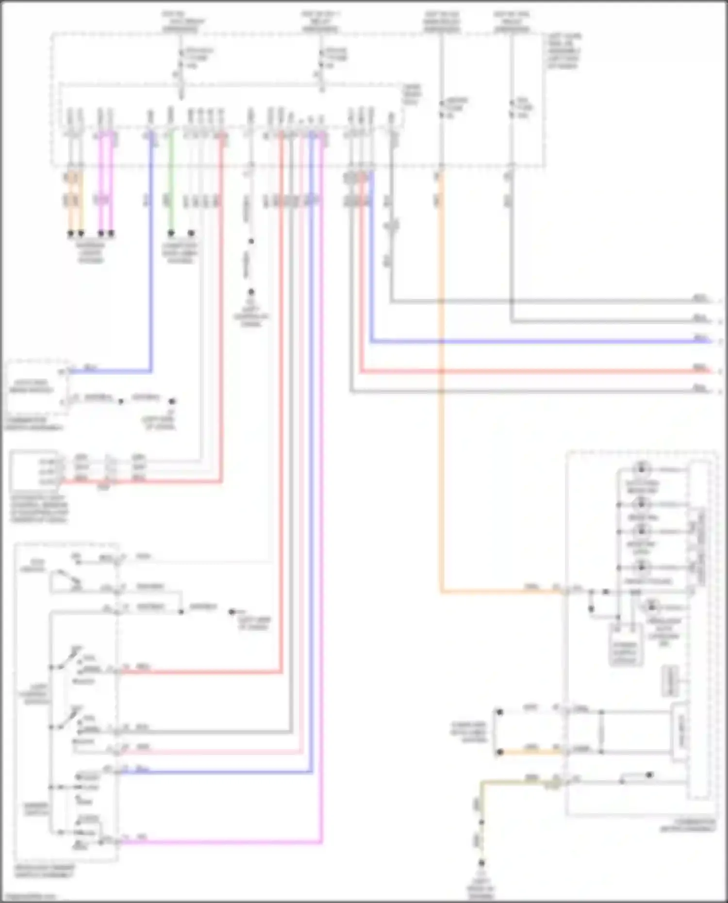 Wiring diagram main relay energized for Lexus LX J200 facelift 2 (2015-2023) (15 of 23)
