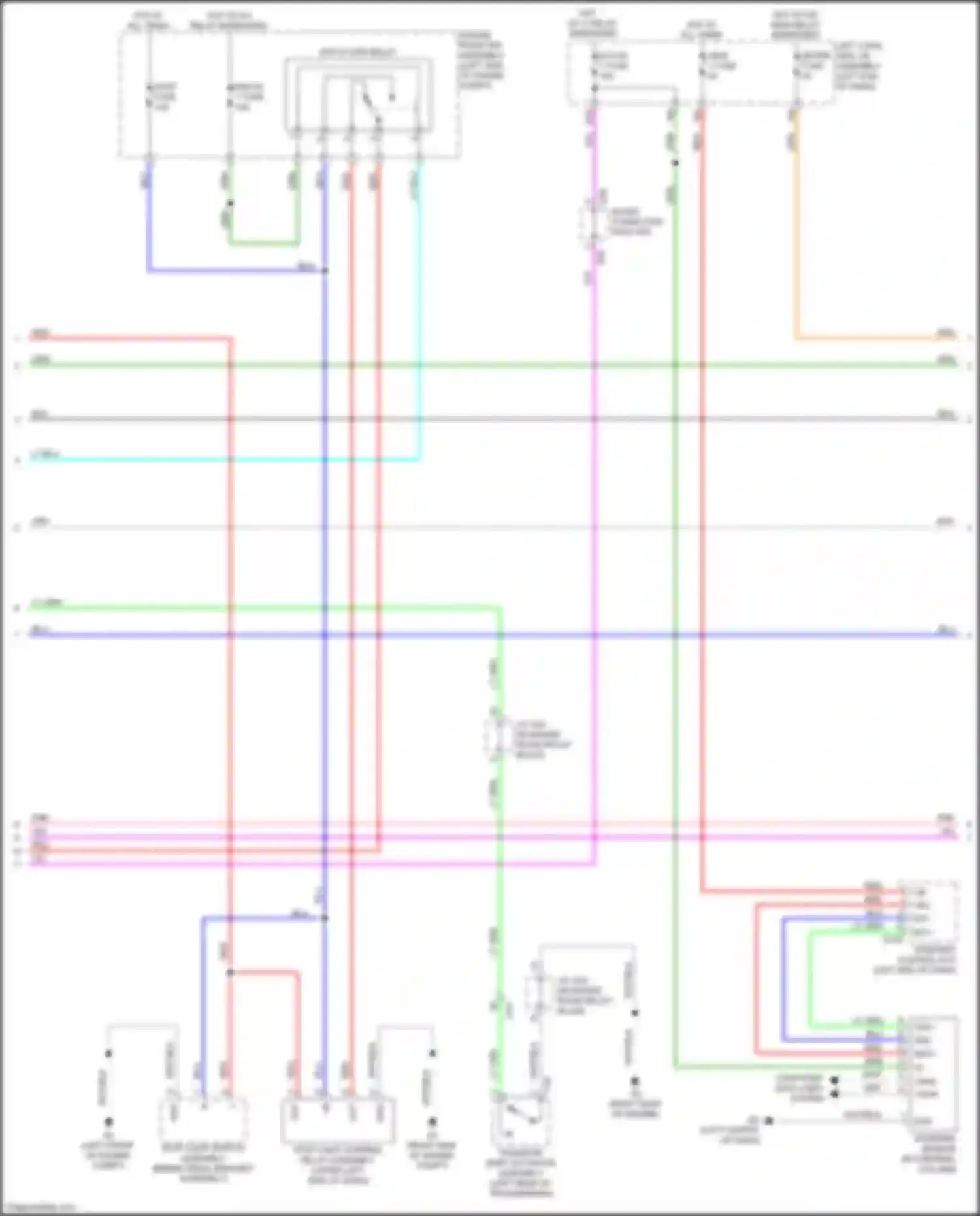 Wiring diagram meter fuse for Lexus LX J200 facelift 2 (2015-2023) (12 of 33)