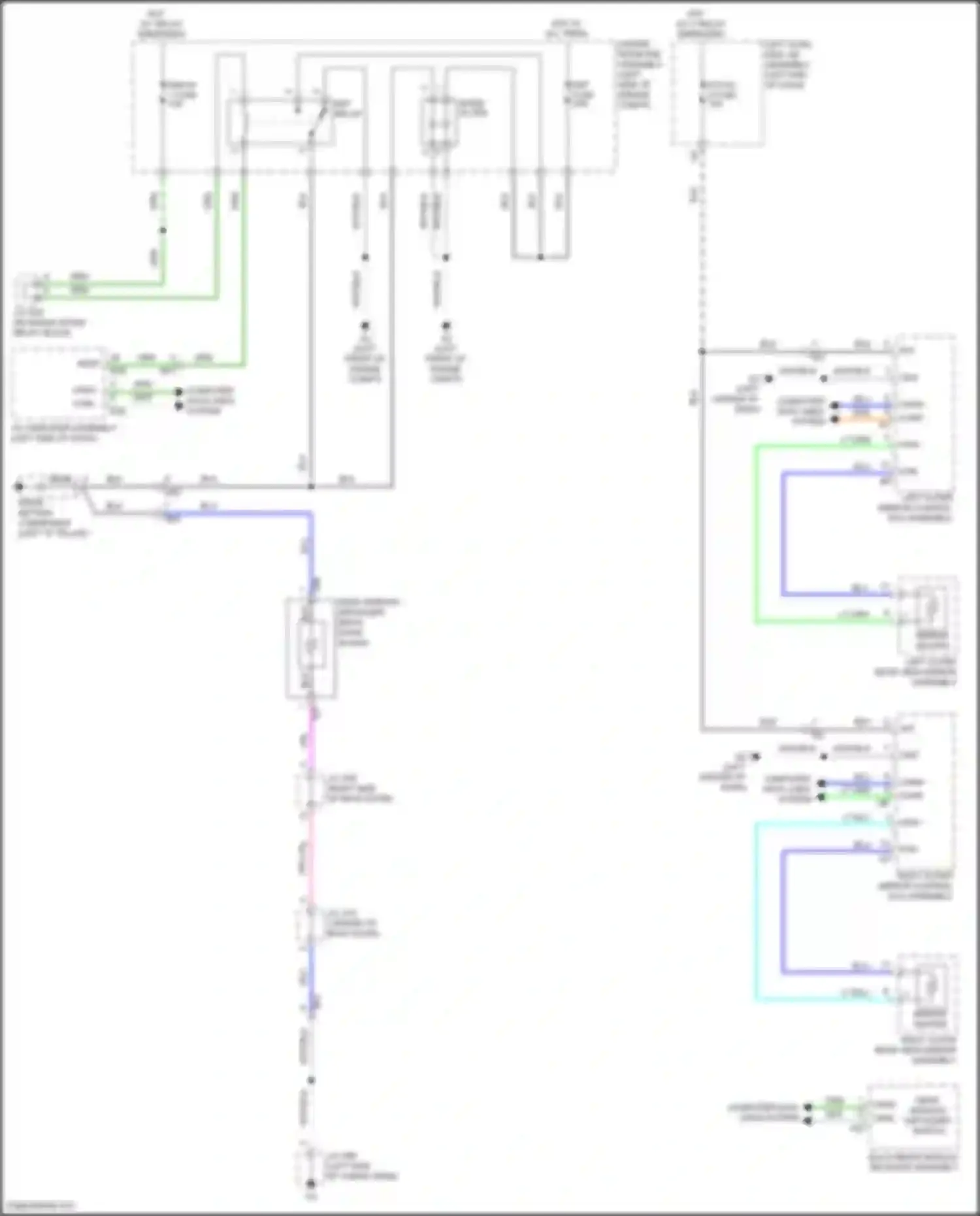 Wiring diagram multi-media module receiver assembly for Lexus LX J200 facelift 2 (2015-2023) (9 of 31)