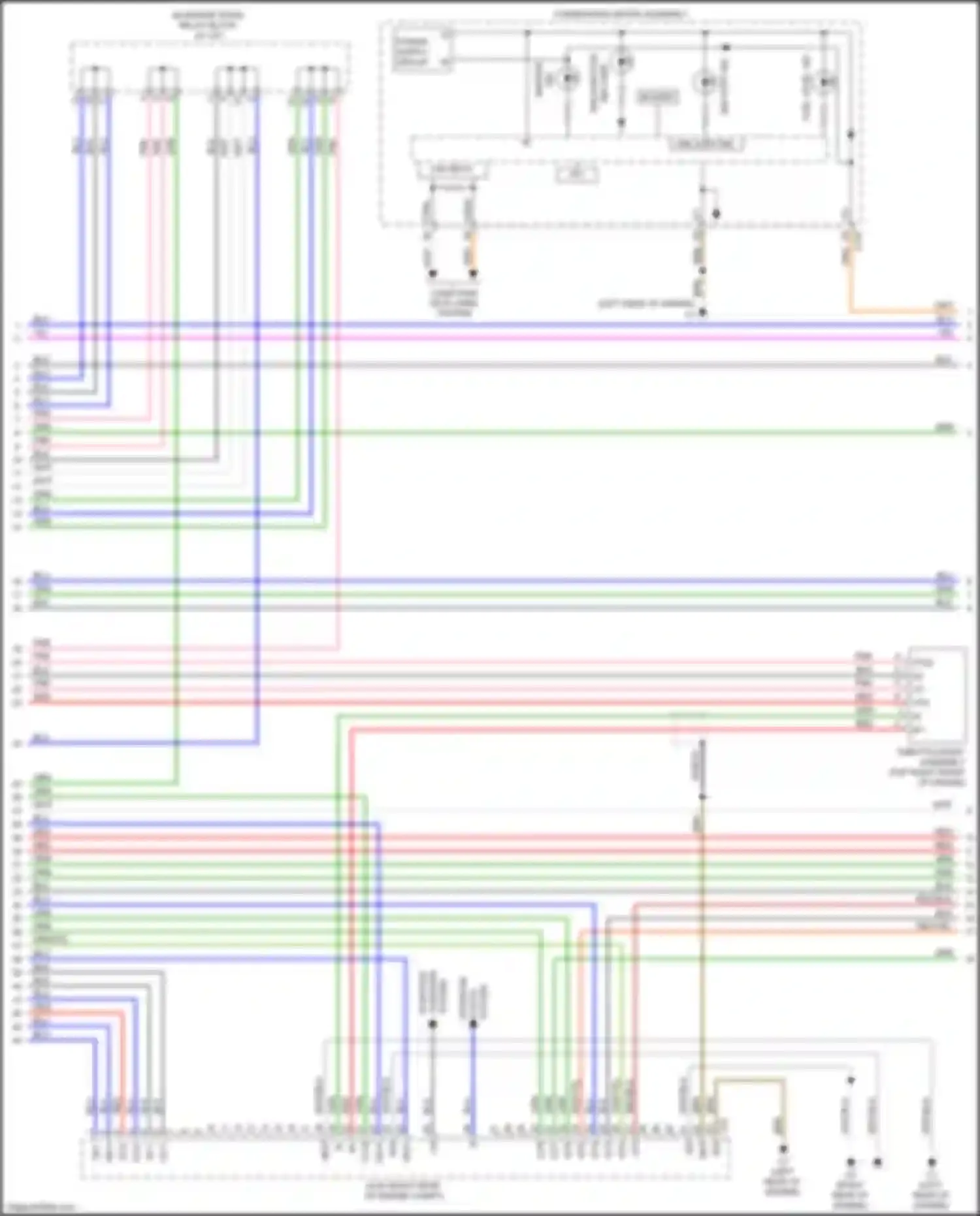 Wiring diagram power supply circuit for Lexus LX J200 facelift 2 (2015-2023) (25 of 25)