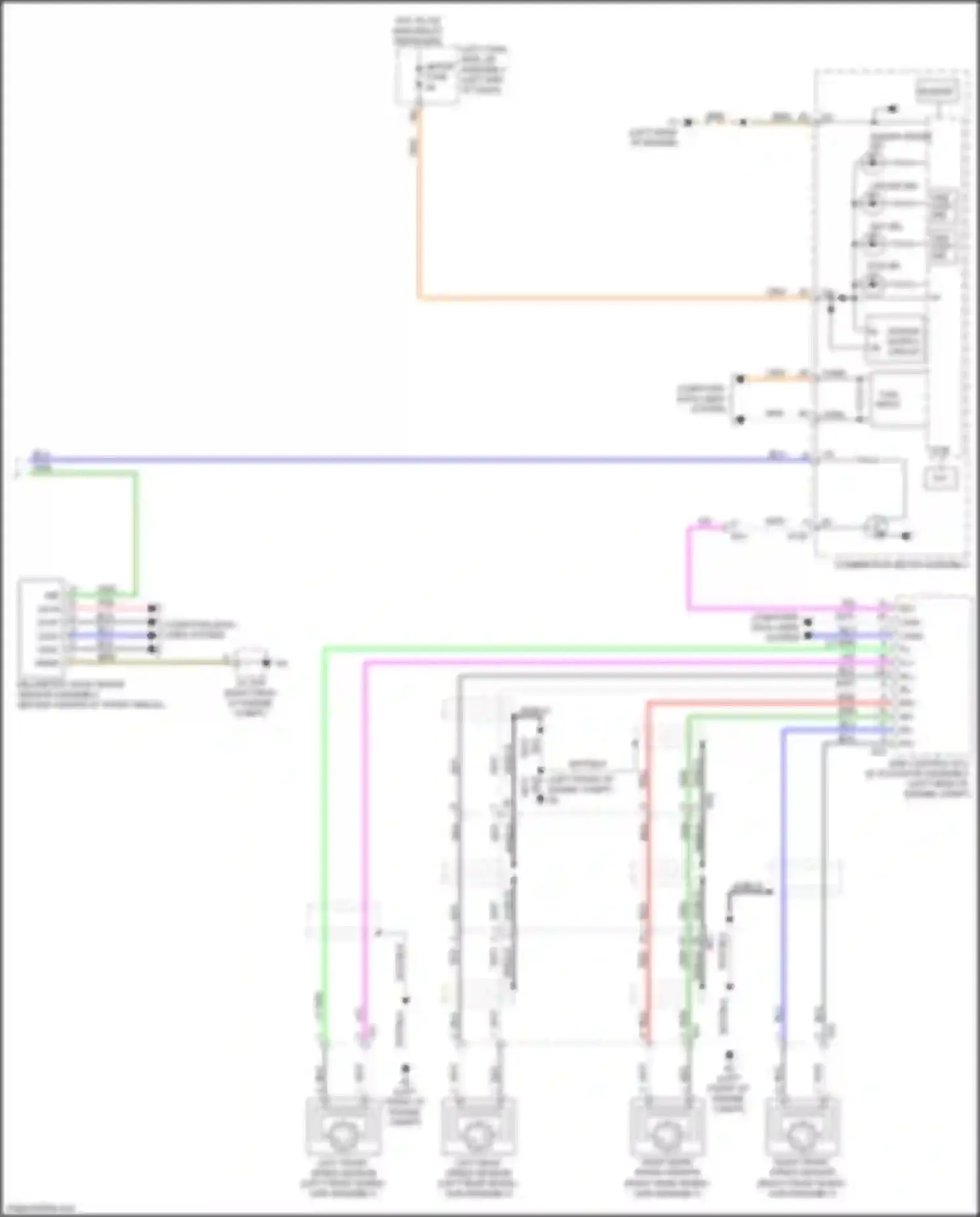 Wiring diagram power supply circuit for Lexus LX J200 facelift 2 (2015-2023) (2 of 25)