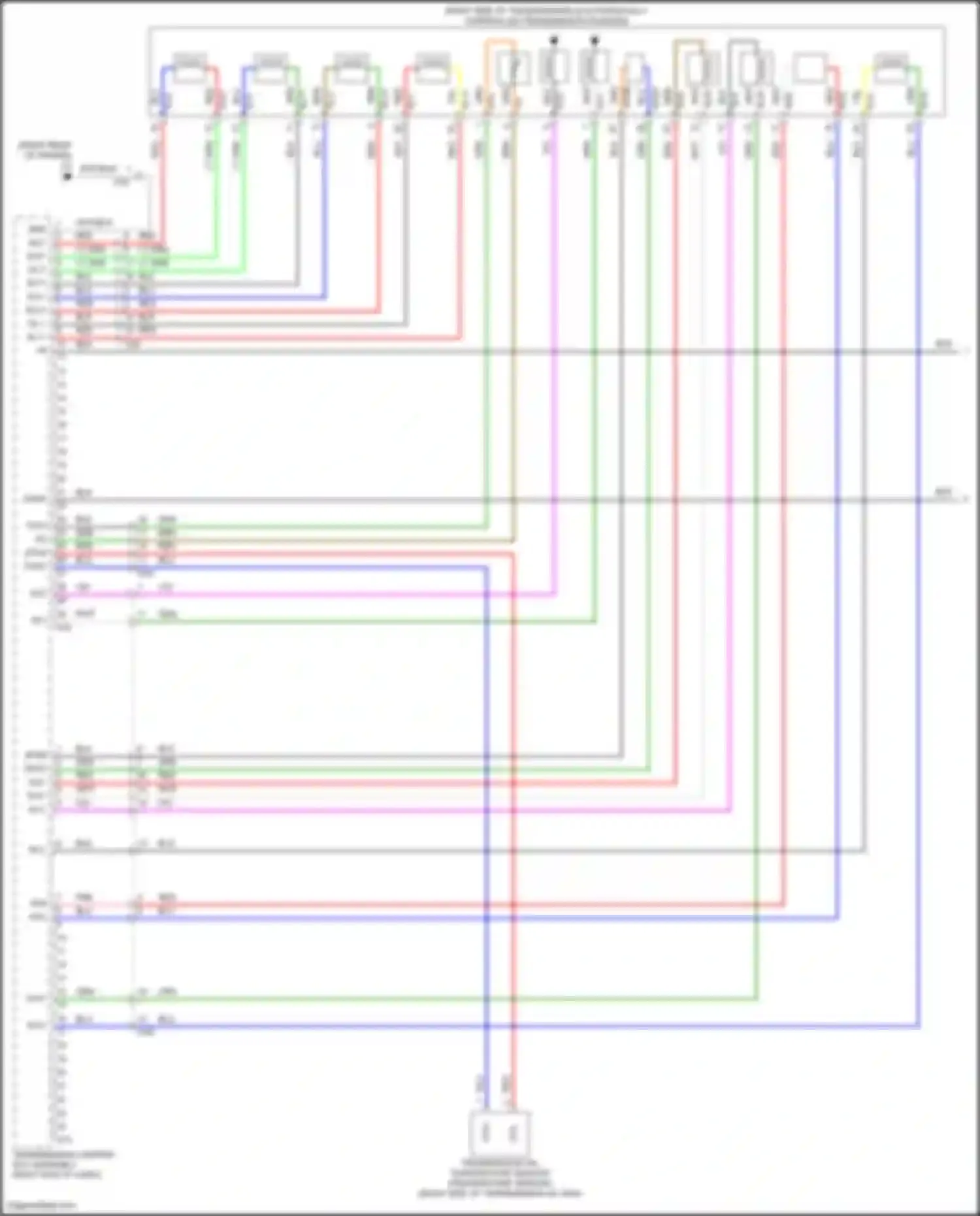 Wiring diagram right end of dash) for Lexus LX J200 facelift 2 (2015-2023) (13 of 36)