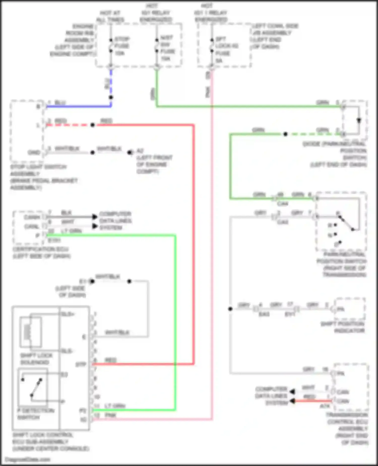 Wiring diagram sls+ for Lexus LX J200 facelift 2 (2015-2023) (1 of 1)
