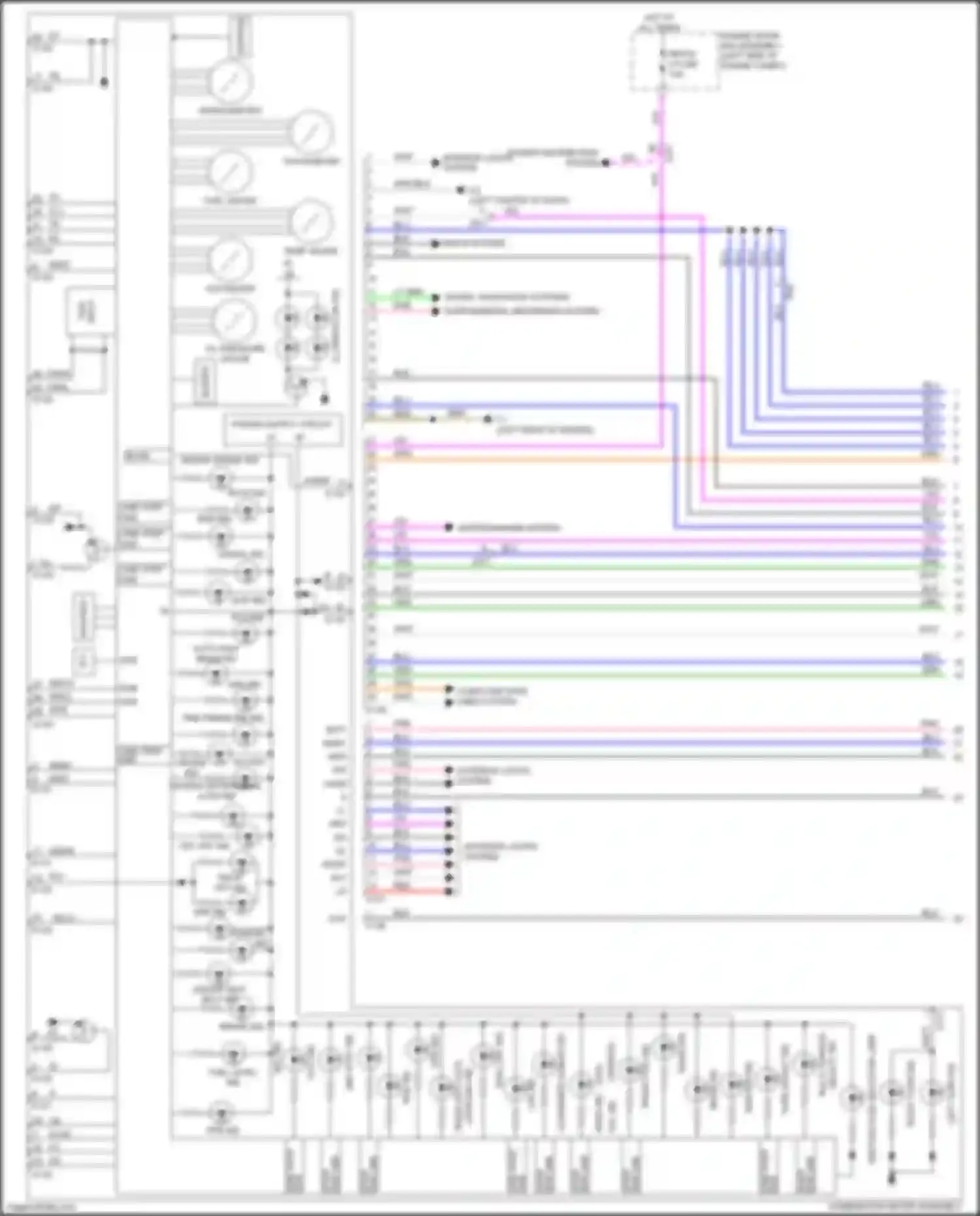 Wiring diagram srs ind for Lexus LX J200 facelift 2 (2015-2023) (1 of 2)