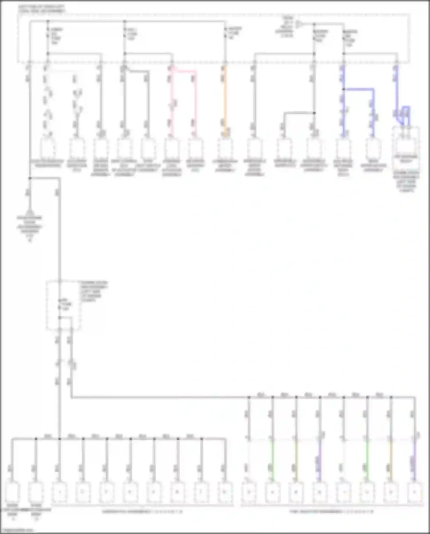 Wiring diagram steering lock actuator assembly for Lexus LX J200 facelift 2 (2015-2023) (4 of 6)