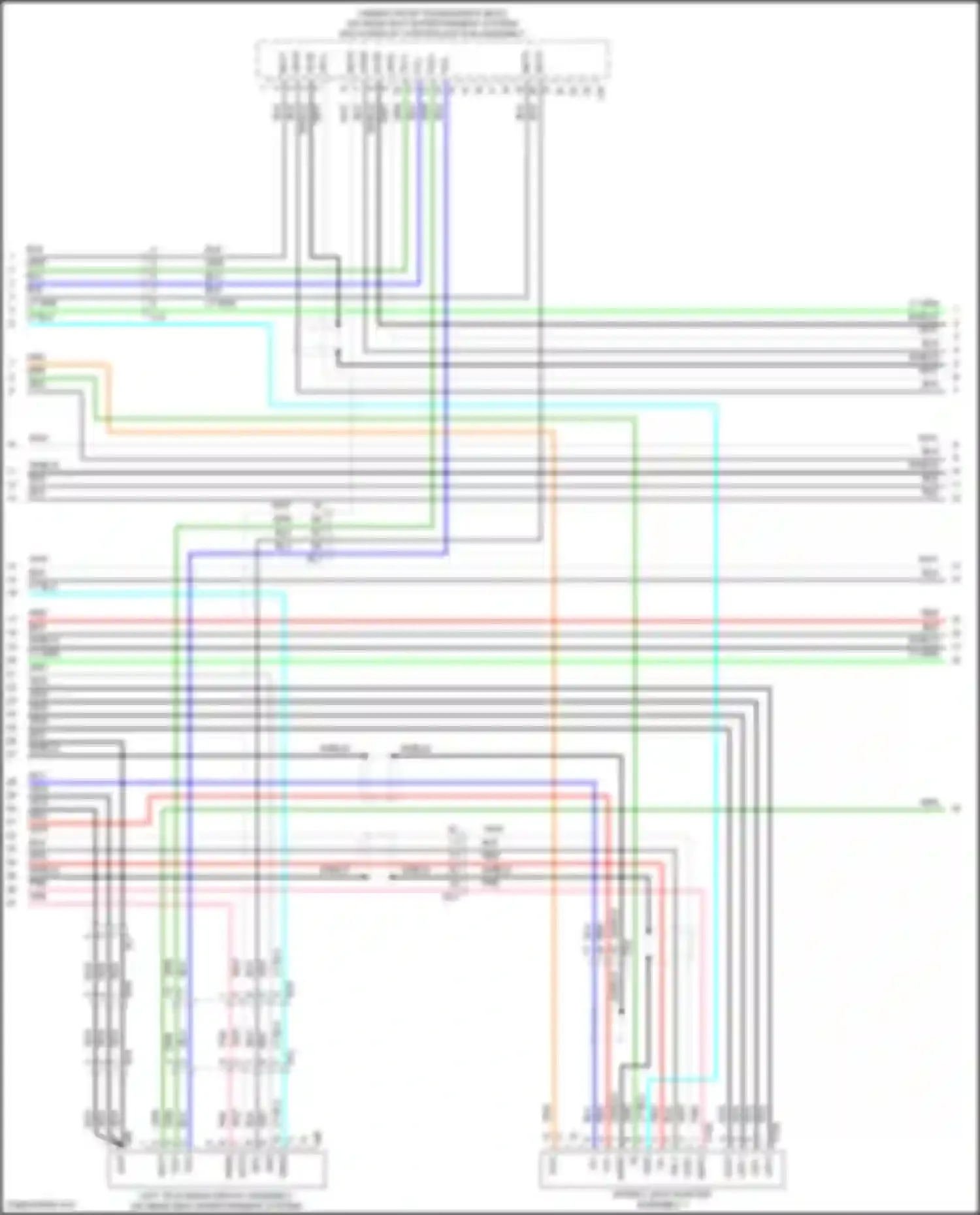 Wiring diagram stereo jack adapter assembly 1 for Lexus LX J200 facelift 2 (2015-2023) (2 of 4)