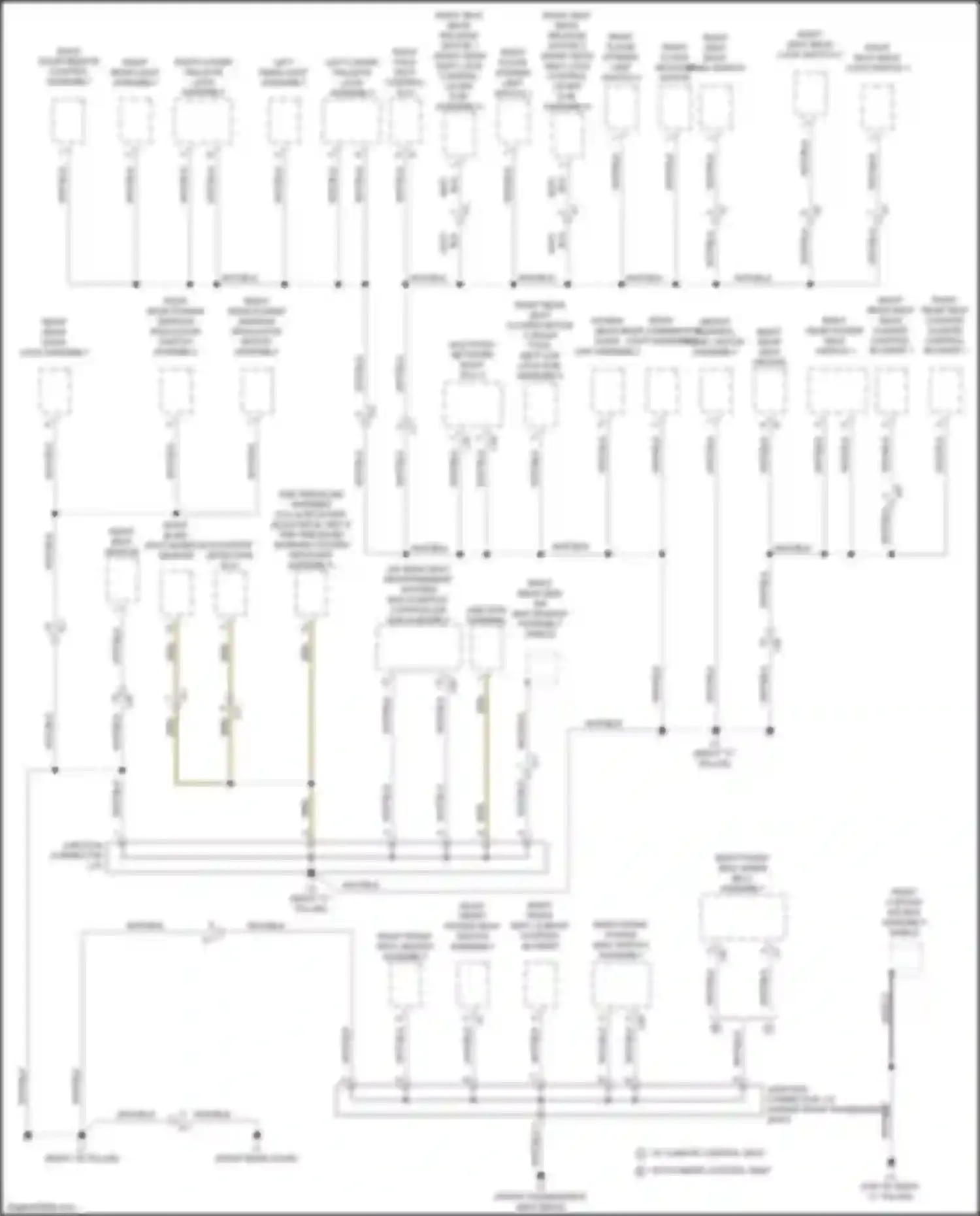 Wiring diagram w/ rear seat entertainment system for Lexus LX J200 facelift 2 (2015-2023) (1 of 7)