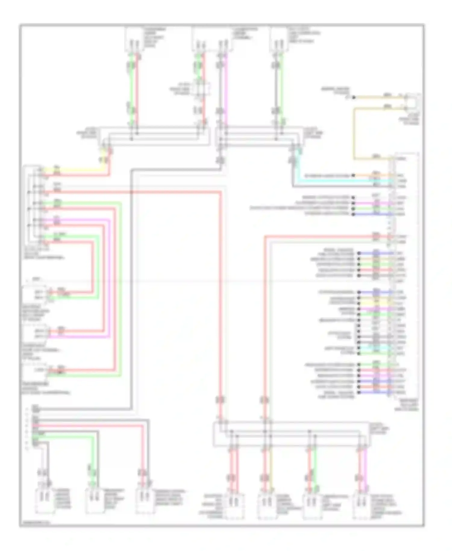 LX Lexus J200 (2007-2012): Body ecu circuit (2 of 2)
