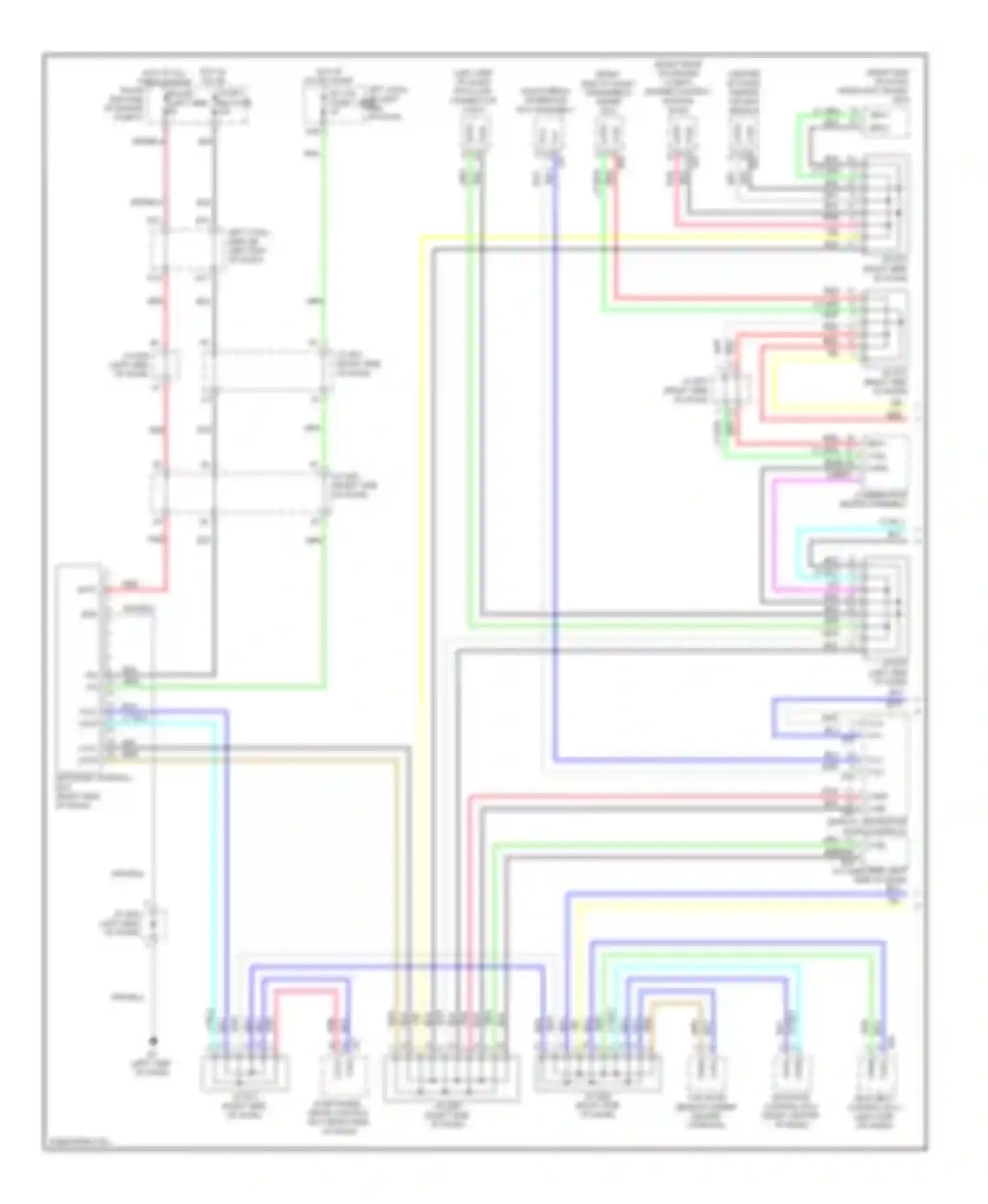 LX Lexus J200 (2007-2012): High/low bus circuit (1 of 2)
