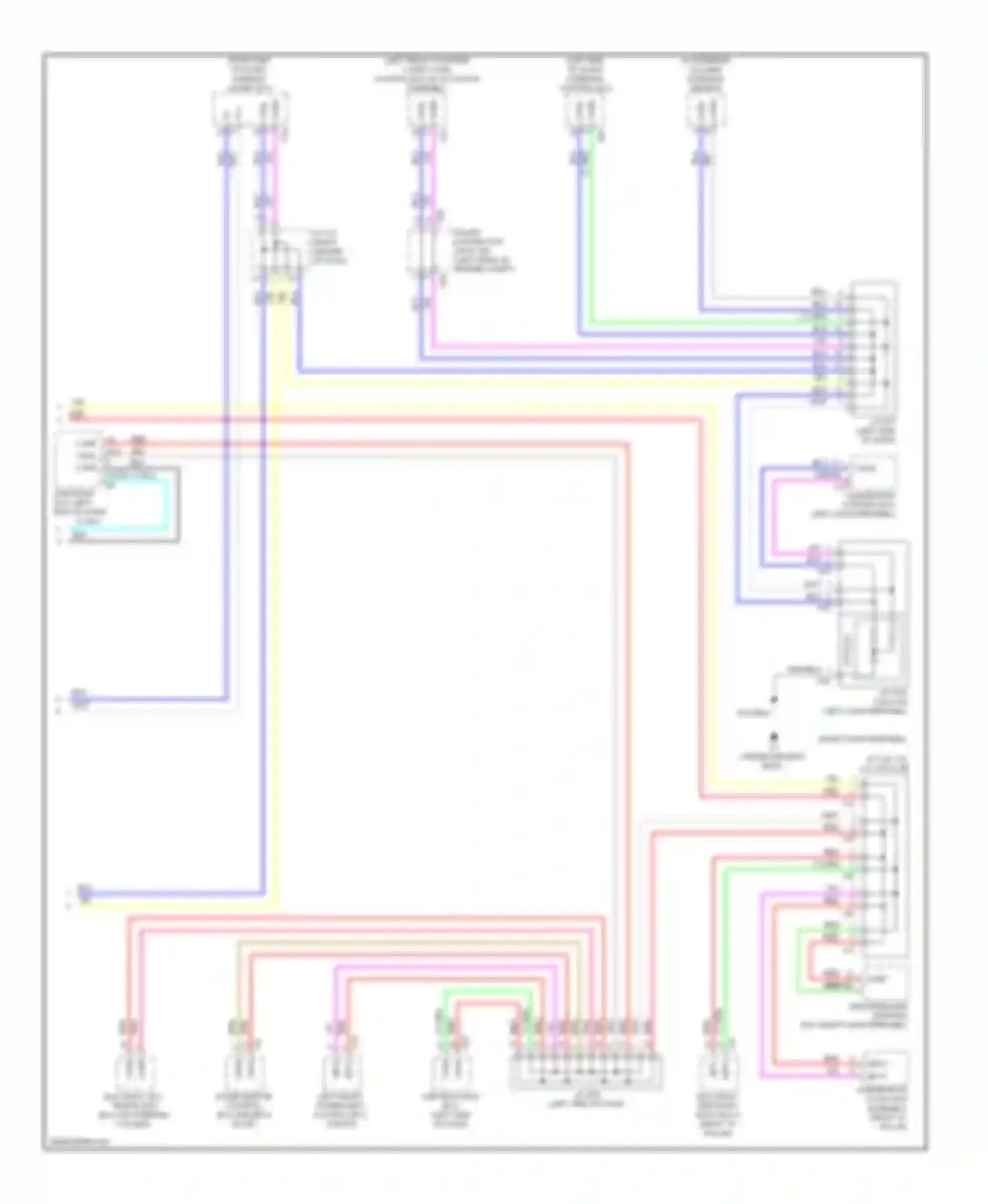 LX Lexus J200 (2007-2012): High/low bus circuit (2 of 2)