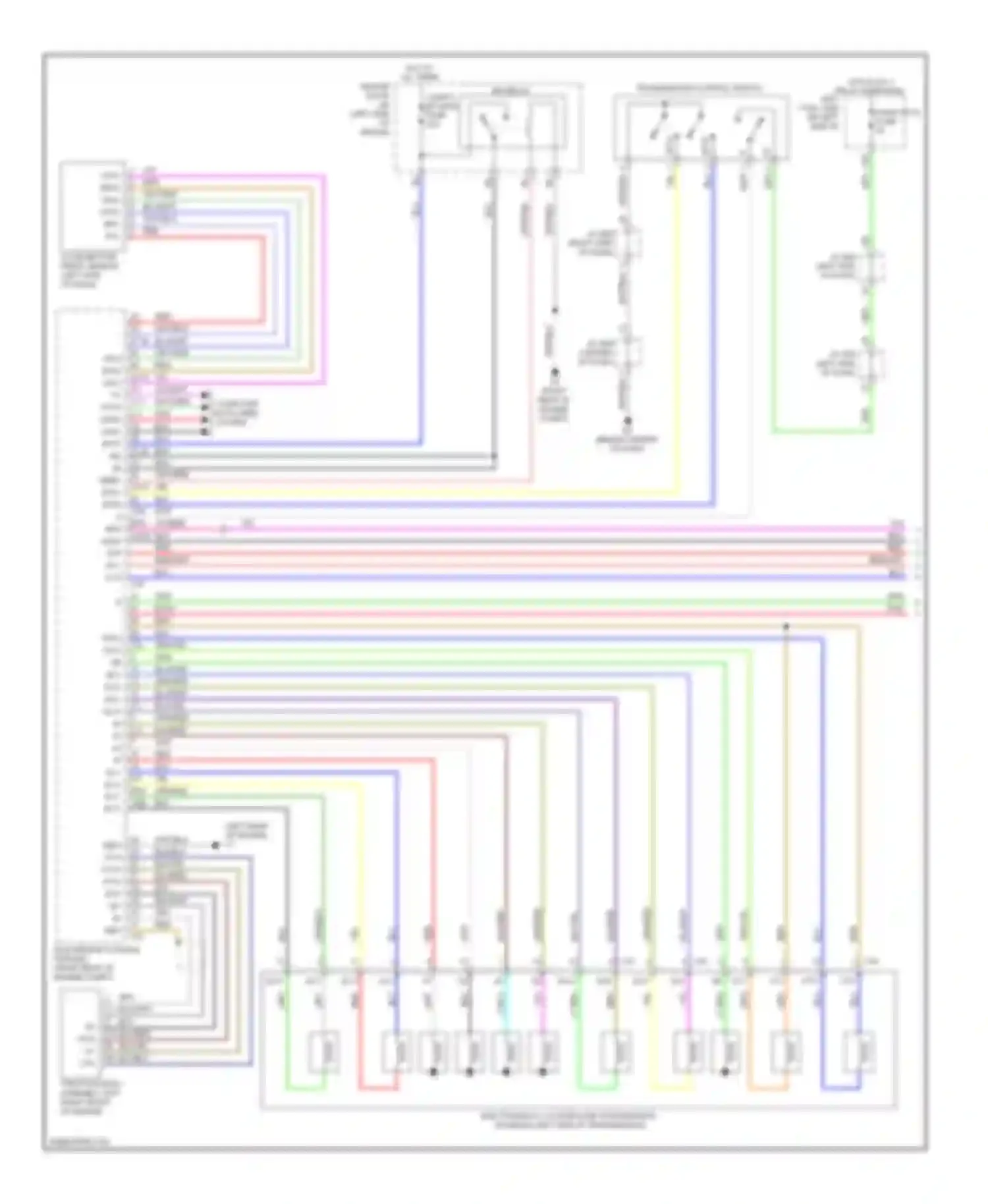 LX Lexus J200 (2007-2012): Cruise control circuit, without dynamic radar controls (1 of 2)