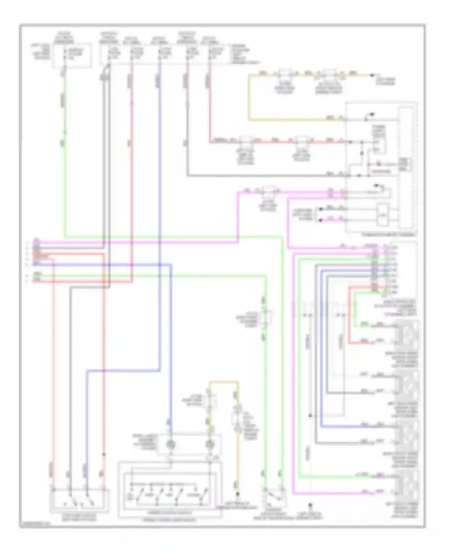 LX Lexus J200 (2007-2012): Cruise control circuit, without dynamic radar controls (2 of 2)