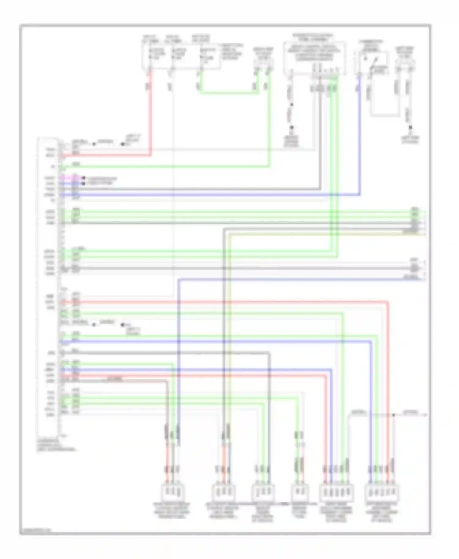 LX Lexus J200 (2007-2012): Electronic suspension circuit (1 of 3)