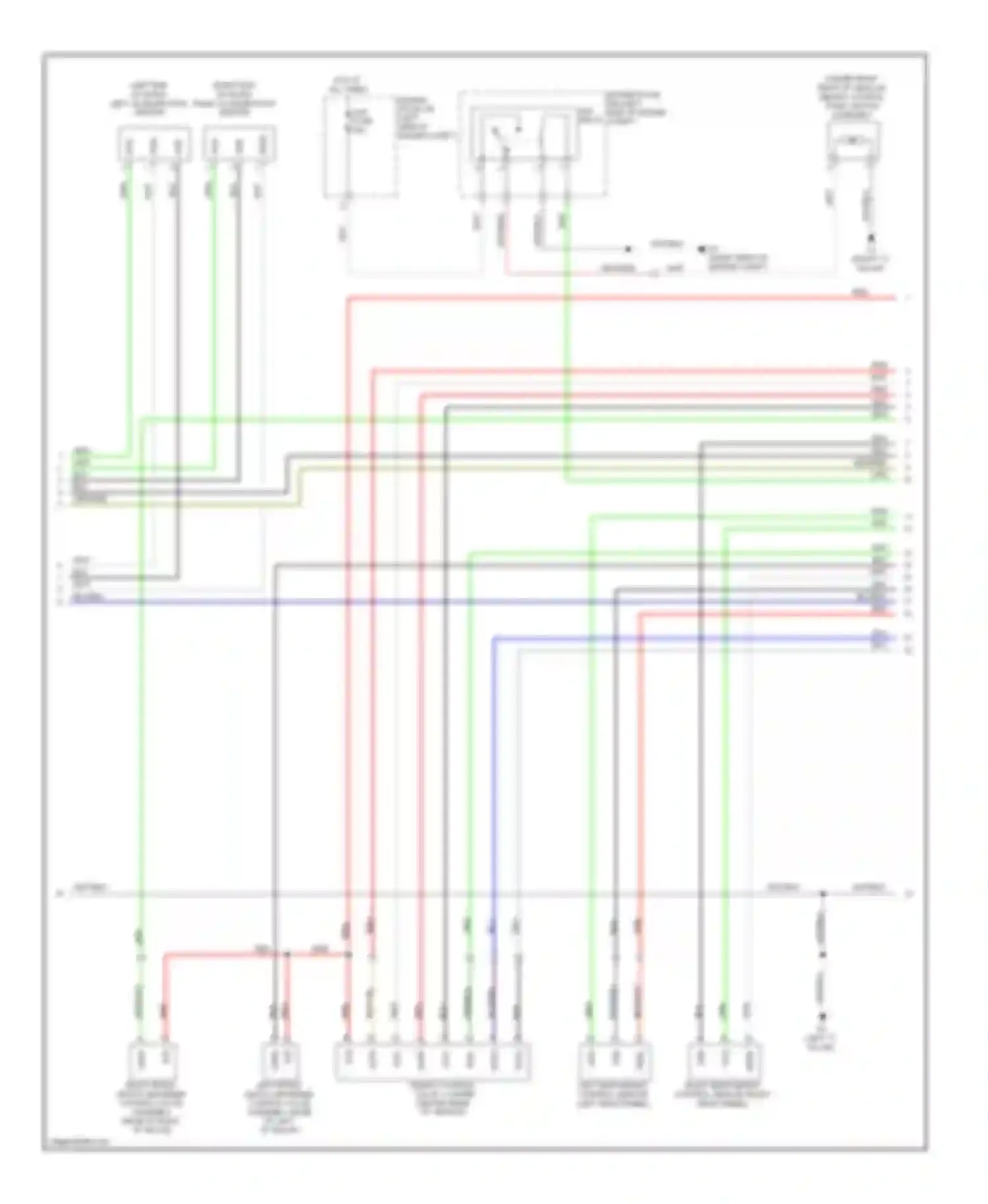 LX Lexus J200 (2007-2012): Electronic suspension circuit (2 of 3)