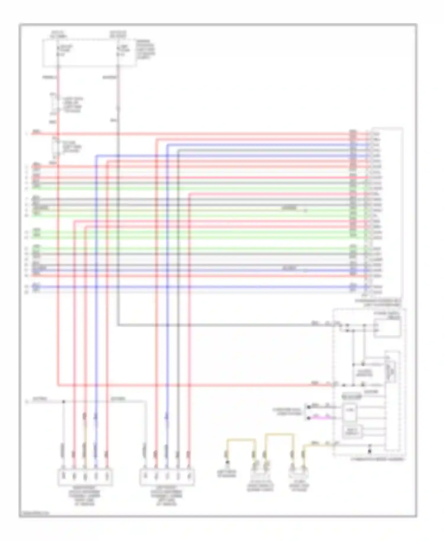 LX Lexus J200 (2007-2012): Electronic suspension circuit (3 of 3)