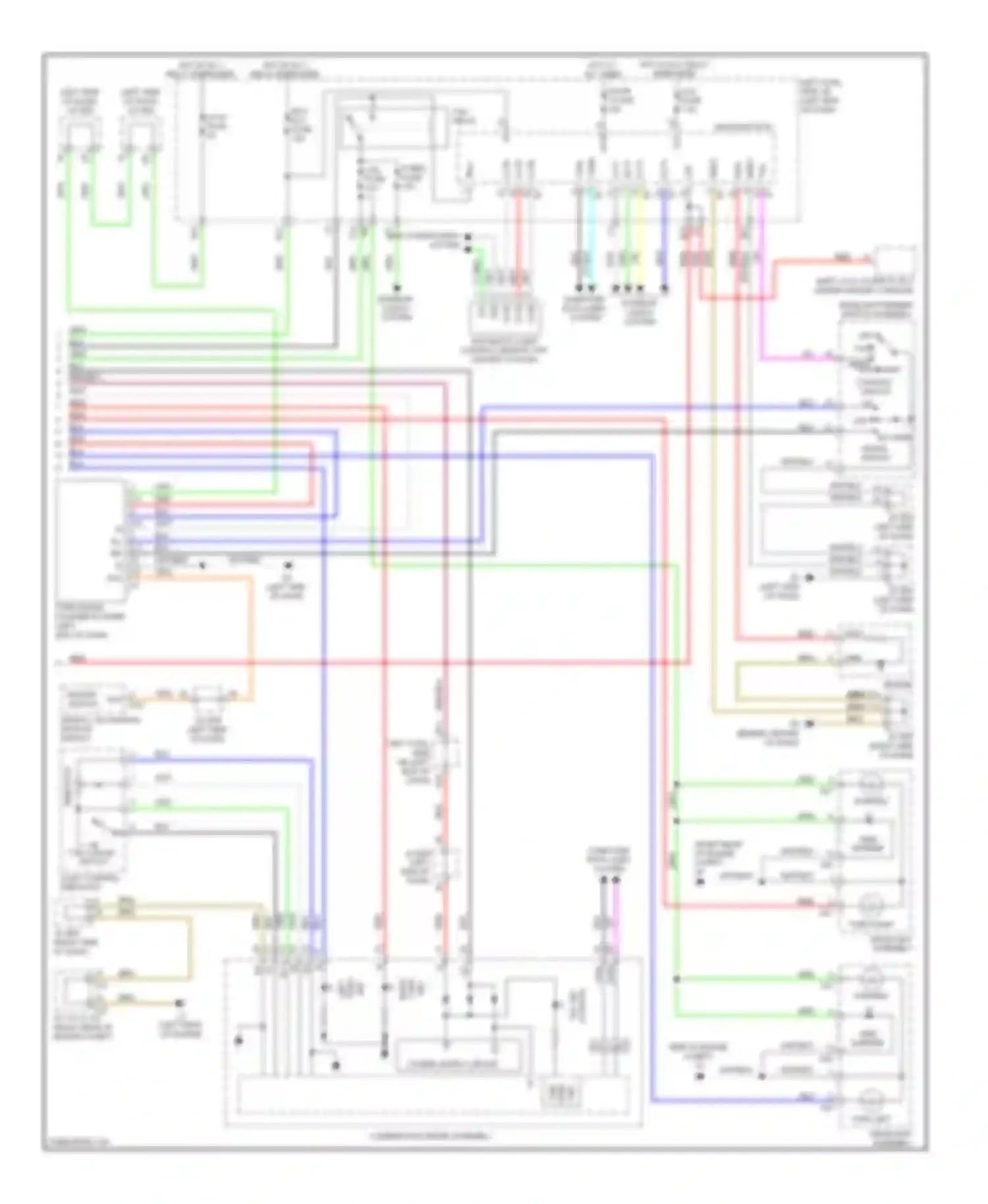 LX Lexus J200 (2007-2012): Exterior lamps circuit (2 of 2)