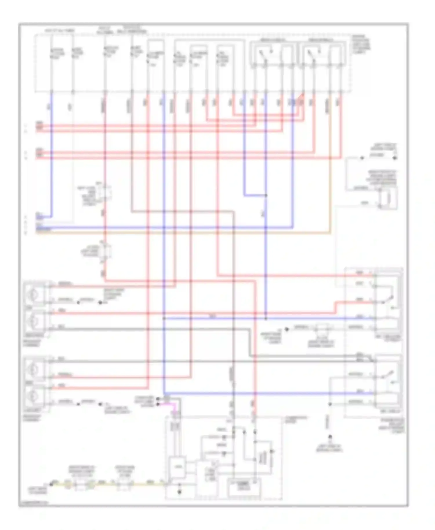 LX Lexus J200 (2007-2012): Headlamps circuit (2 of 2)