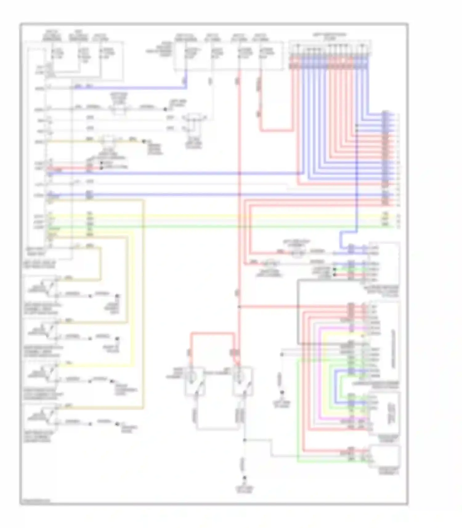 LX Lexus J200 (2007-2012): Courtesy lamps circuit (1 of 3)