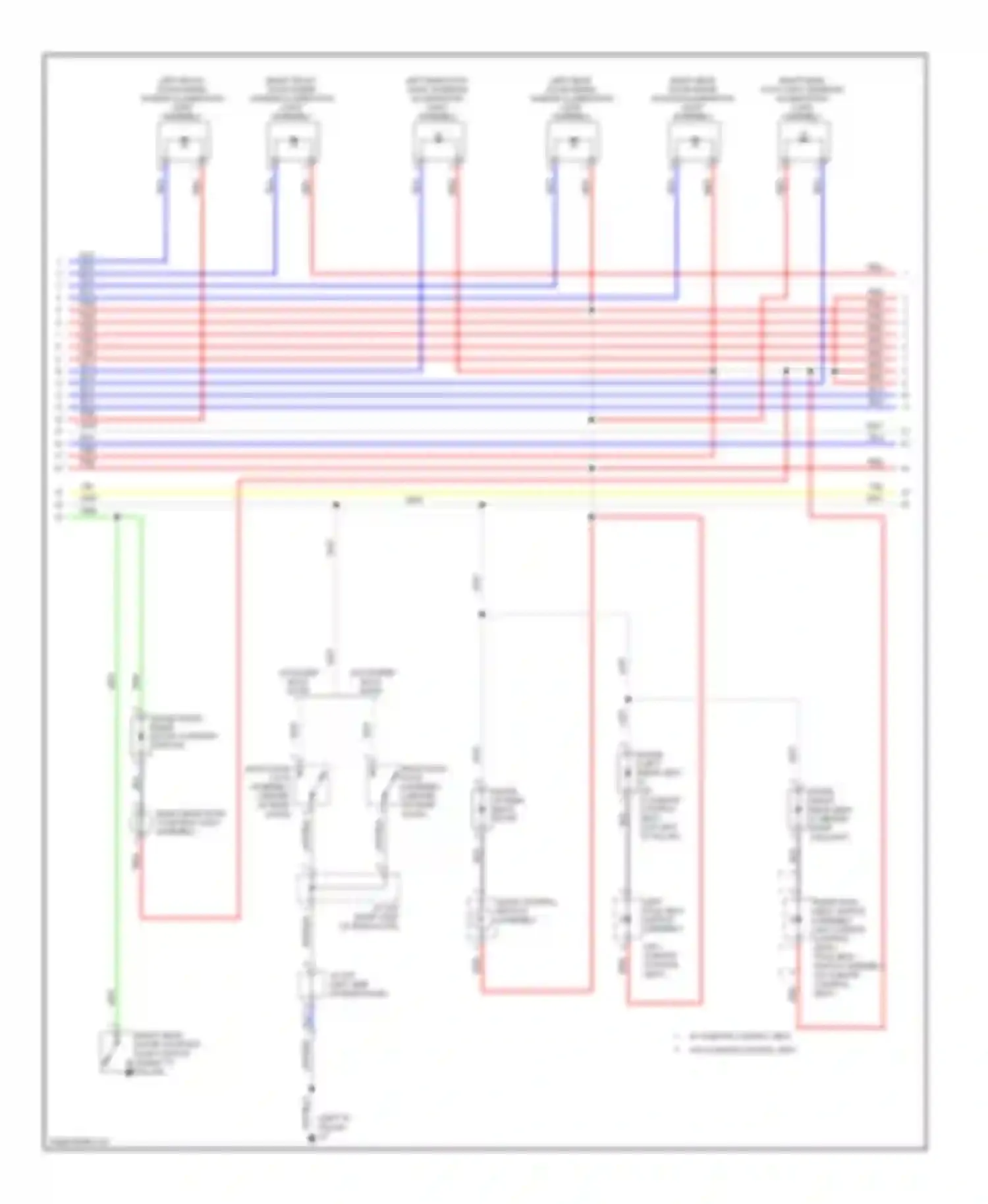 LX Lexus J200 (2007-2012): Courtesy lamps circuit (2 of 3)