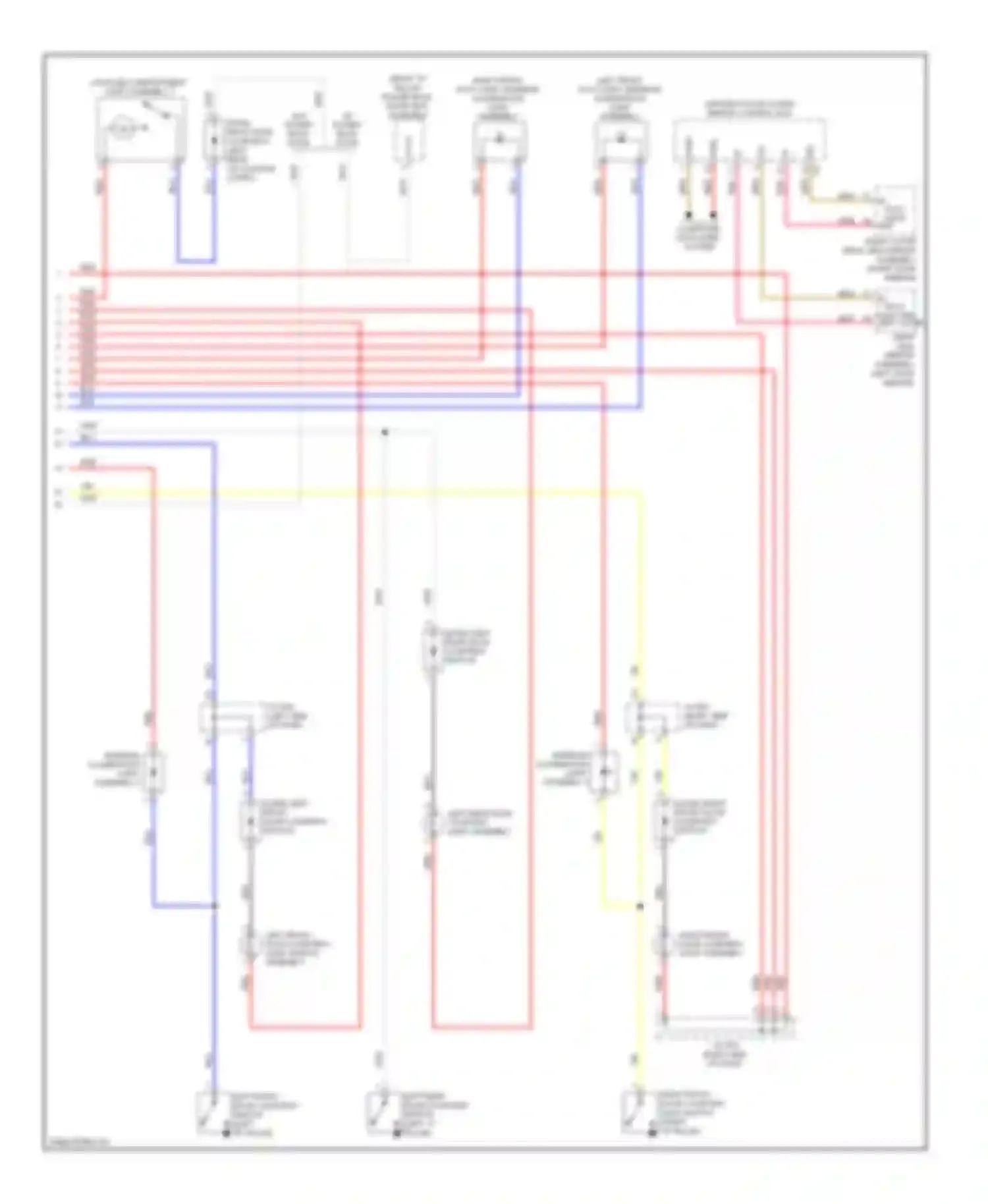 LX Lexus J200 (2007-2012): Courtesy lamps circuit (3 of 3)