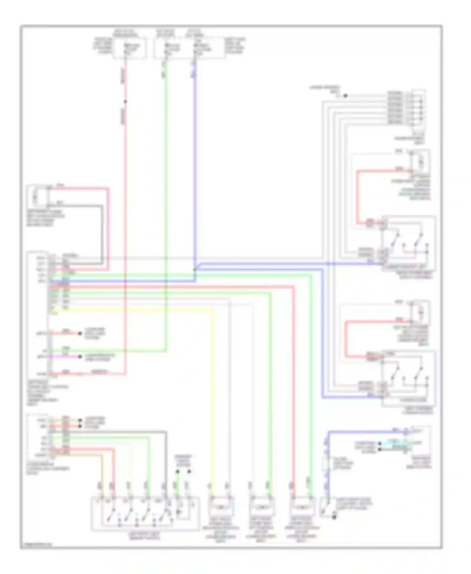 LX Lexus J200 (2007-2012): Driver"s memory seat circuit
