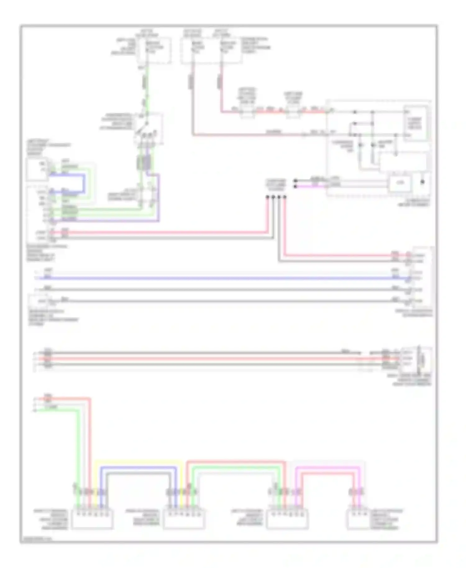 LX Lexus J200 (2007-2012): Parking assistant circuit (2 of 2)