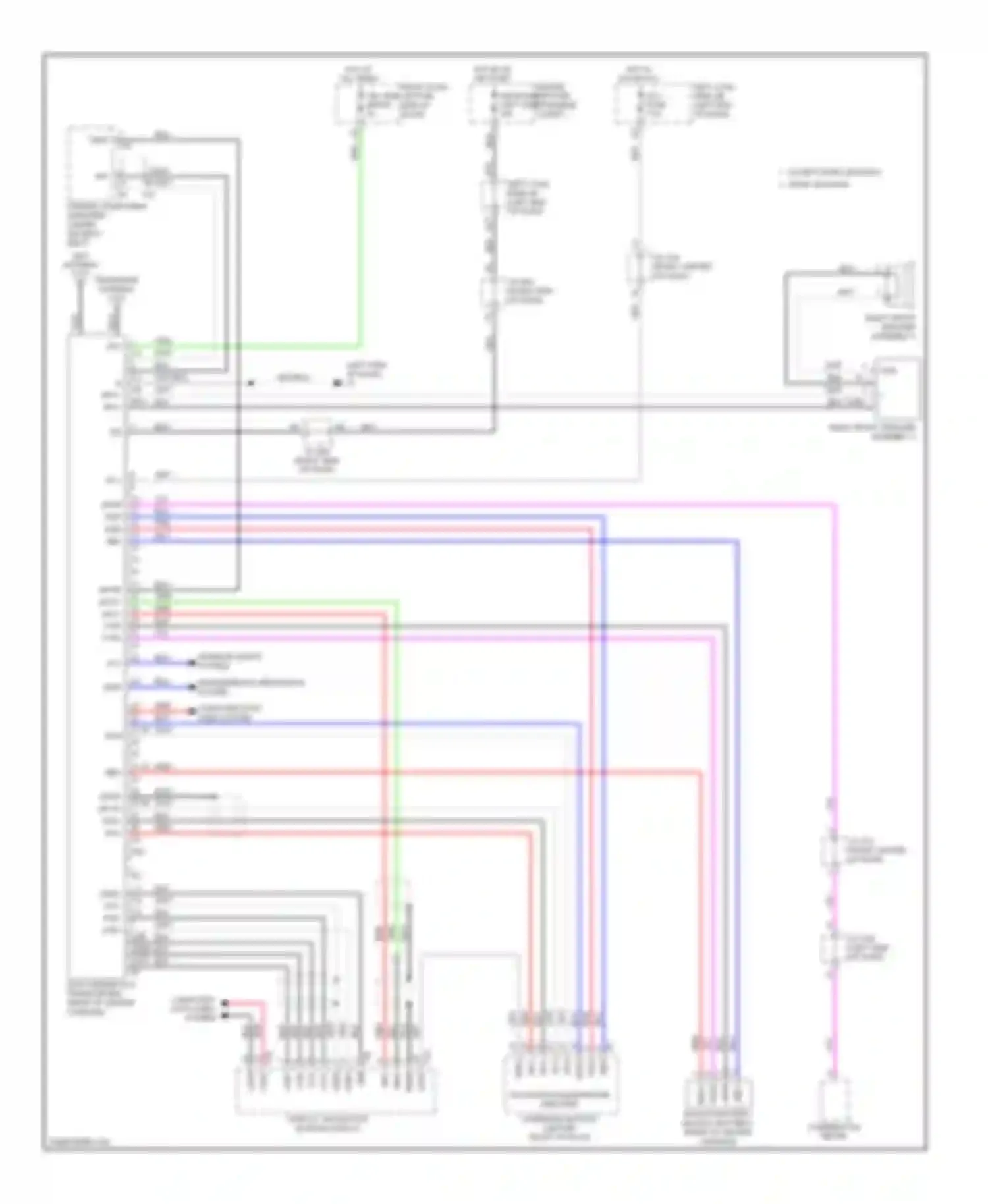 LX Lexus J200 (2007-2012): Telematics circuit