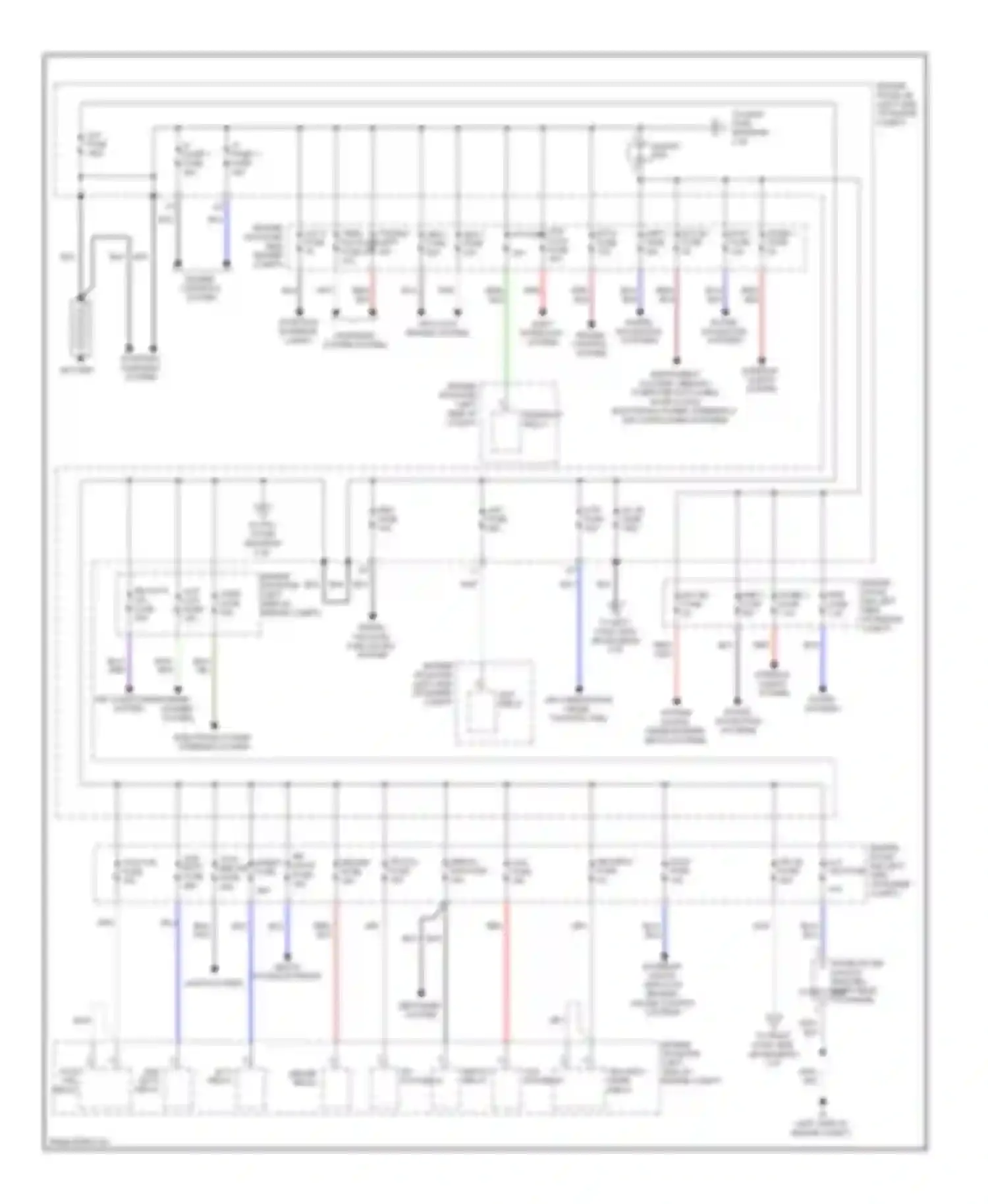 LX Lexus J200 (2007-2012): Power distribution circuit (1 of 4)