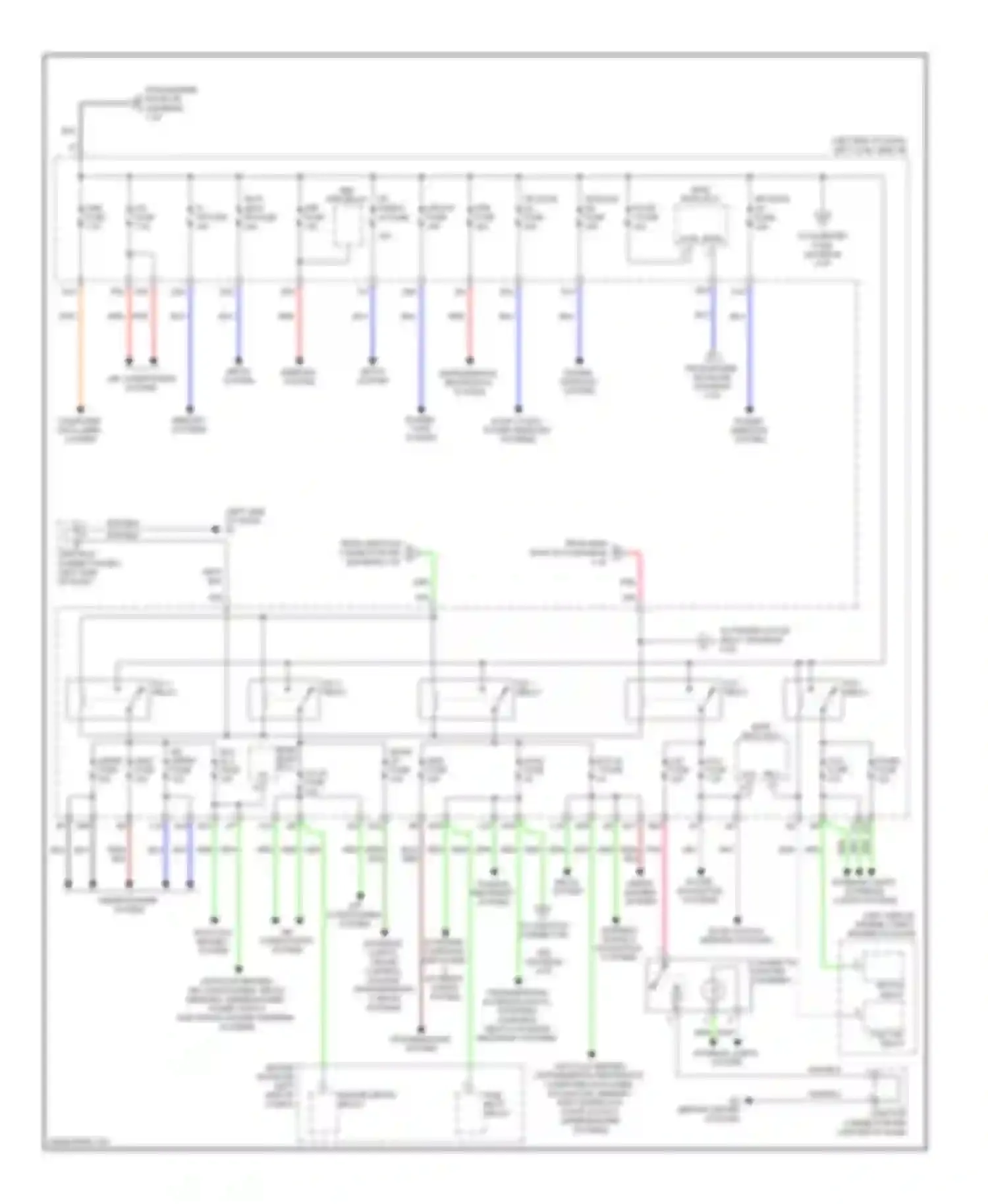 LX Lexus J200 (2007-2012): Power distribution circuit (3 of 4)