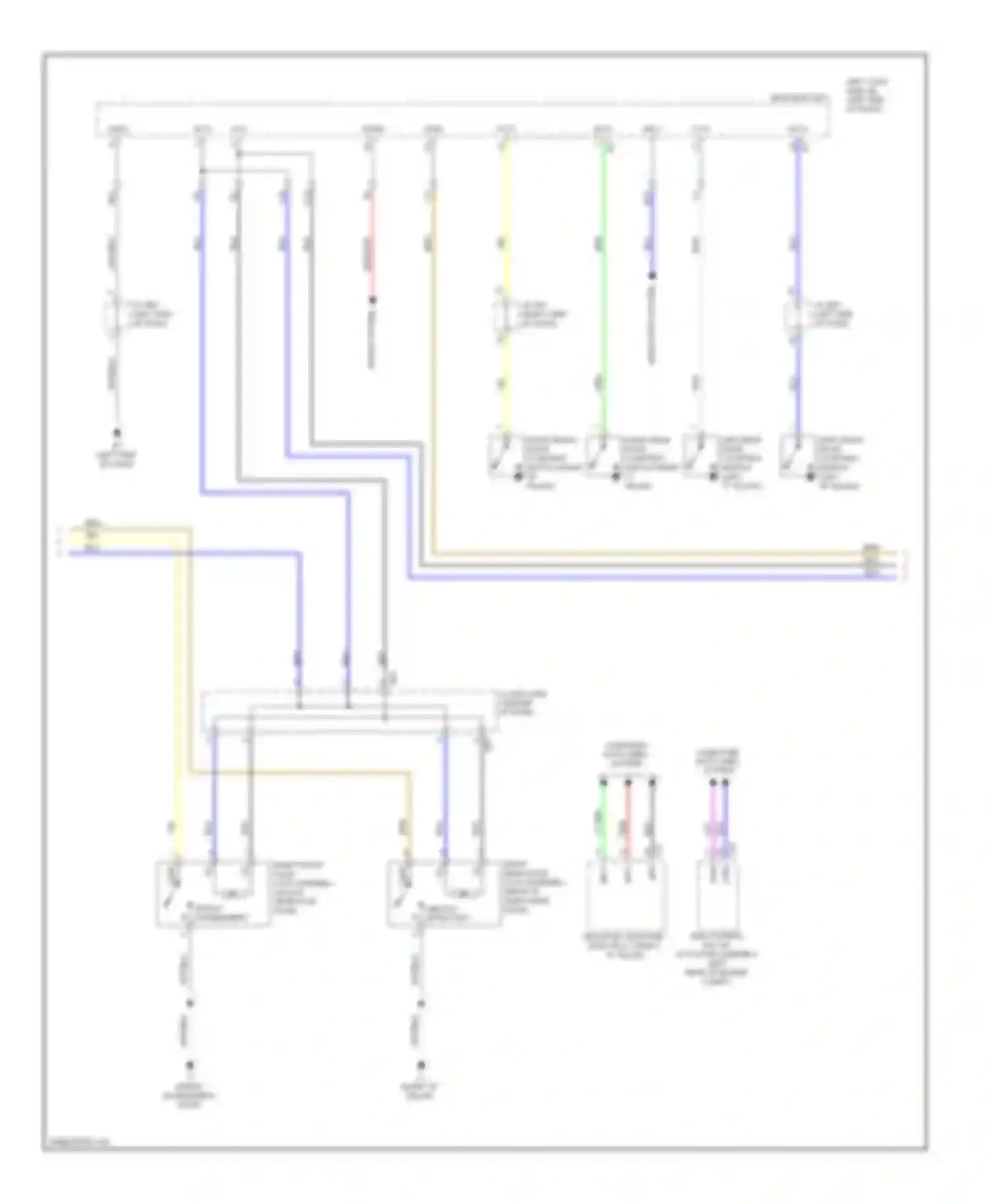 LX Lexus J200 (2007-2012): Power door locks circuit (2 of 6)