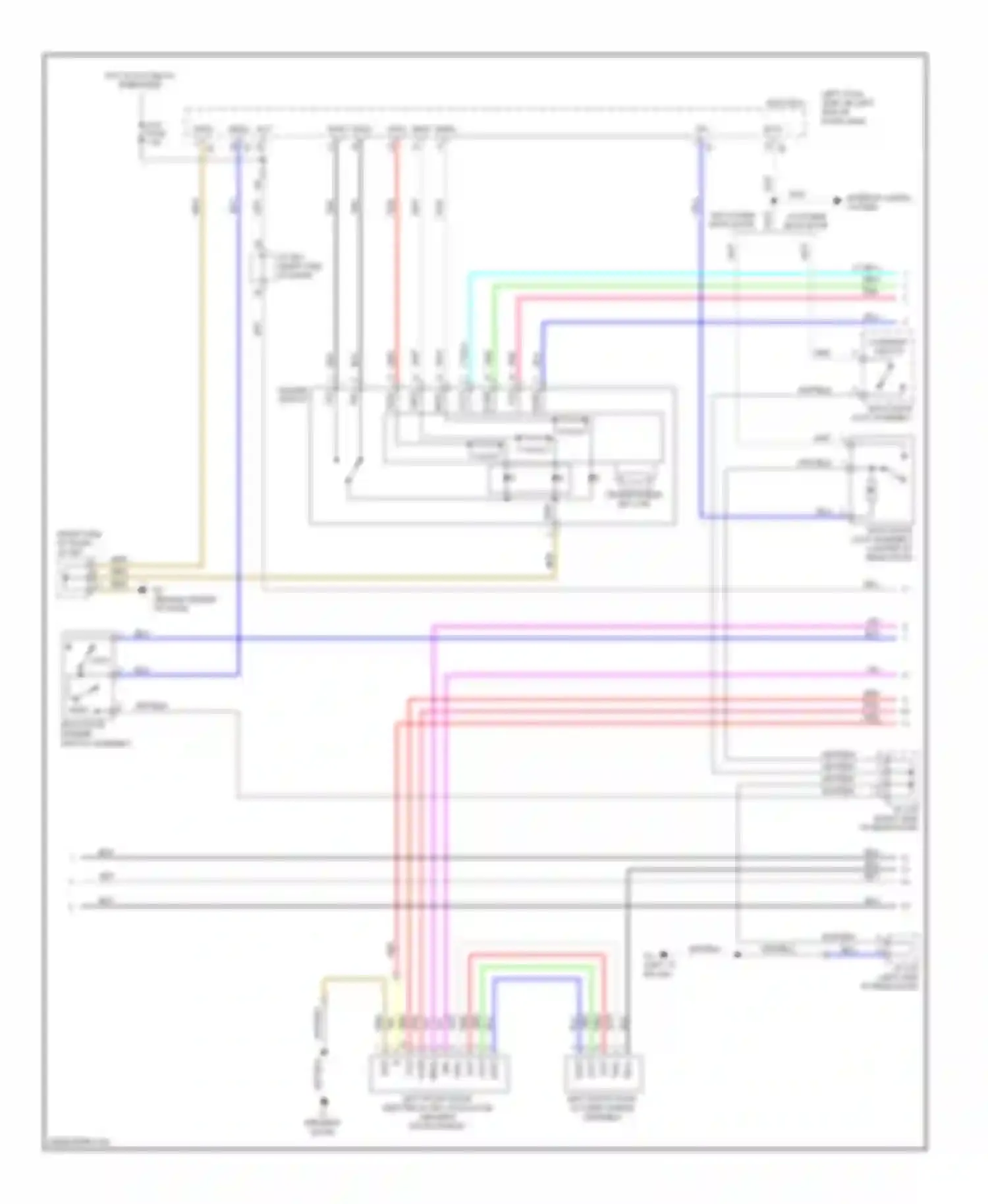LX Lexus J200 (2007-2012): Power door locks circuit (4 of 6)