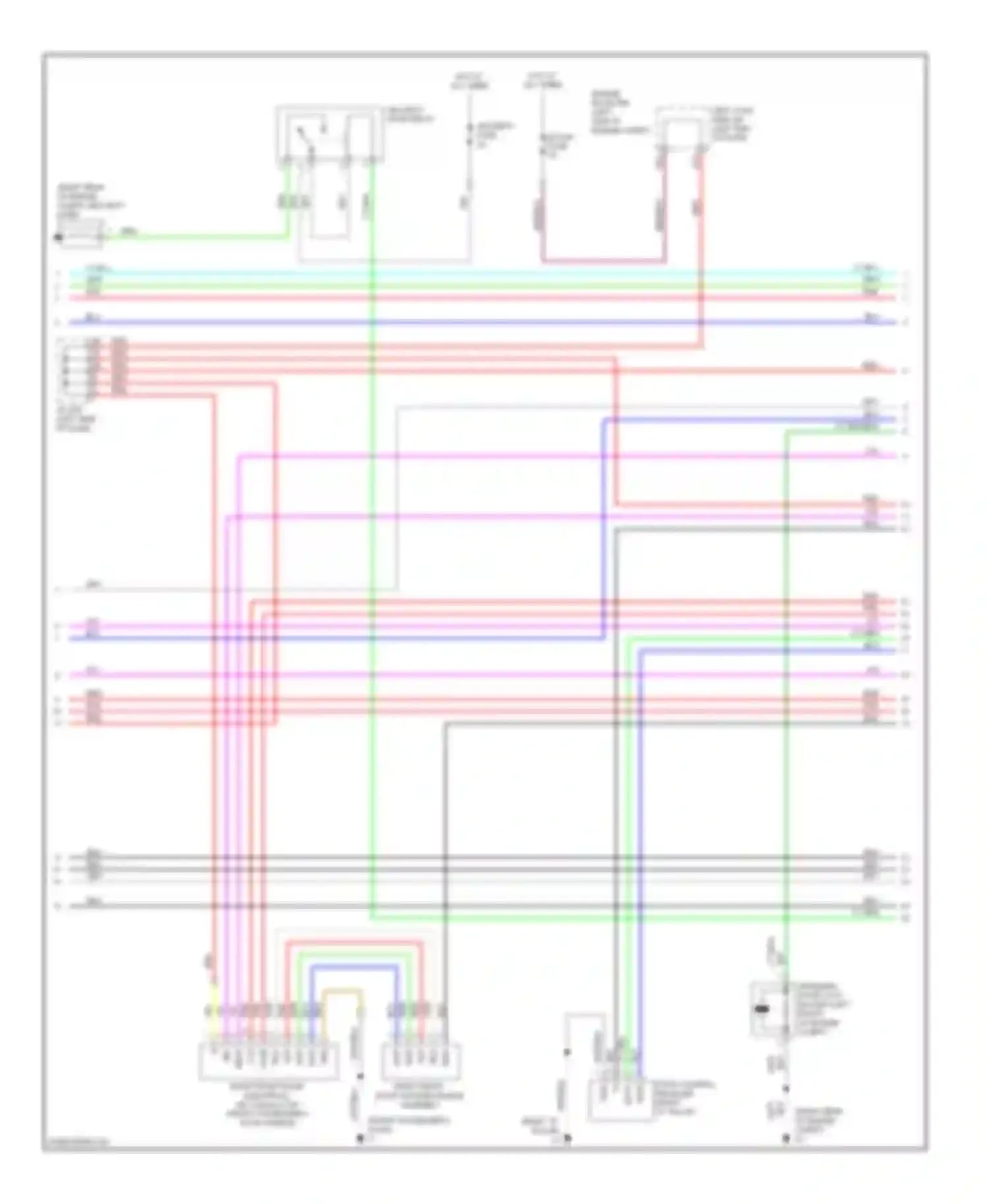 LX Lexus J200 (2007-2012): Power door locks circuit (5 of 6)