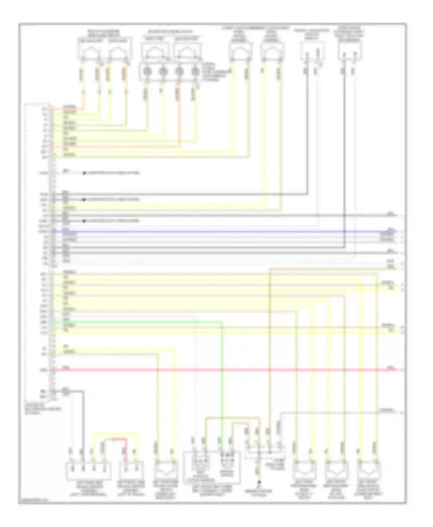 LX Lexus J200 (2007-2012): Supplemental restraint circuit (1 of 3)
