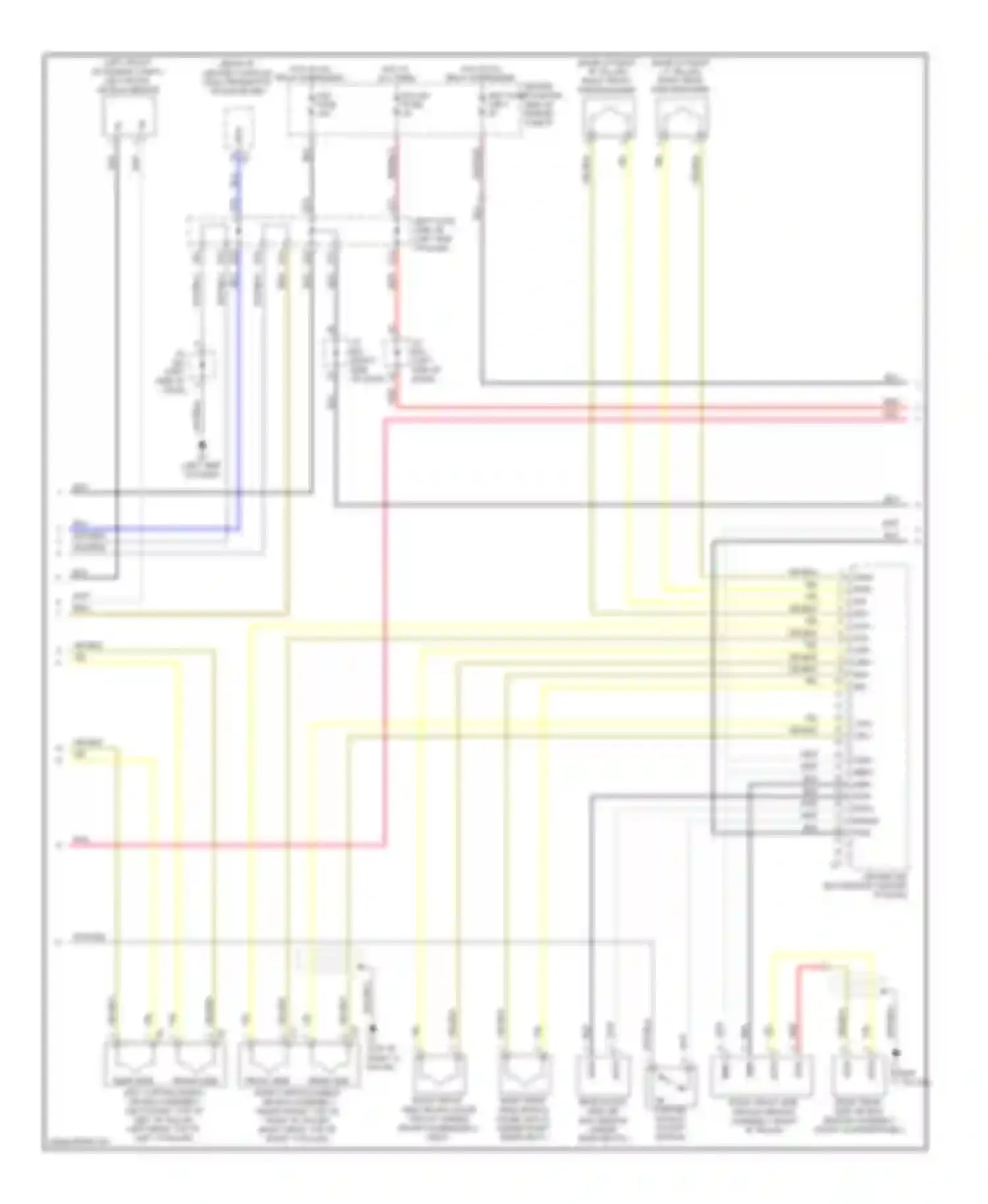 LX Lexus J200 (2007-2012): Supplemental restraint circuit (2 of 3)