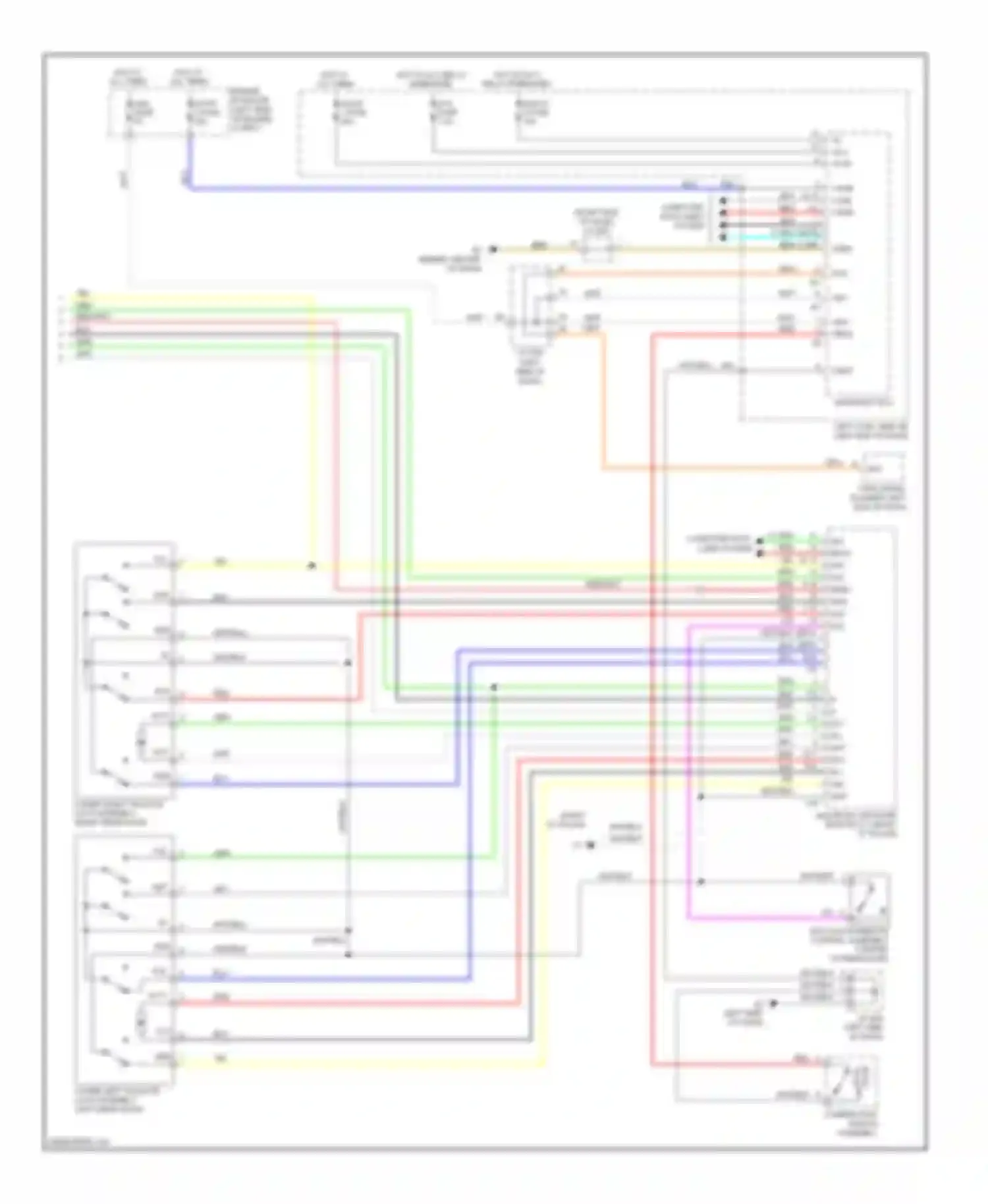 LX Lexus J200 (2007-2012): Back door opener circuit (2 of 2)