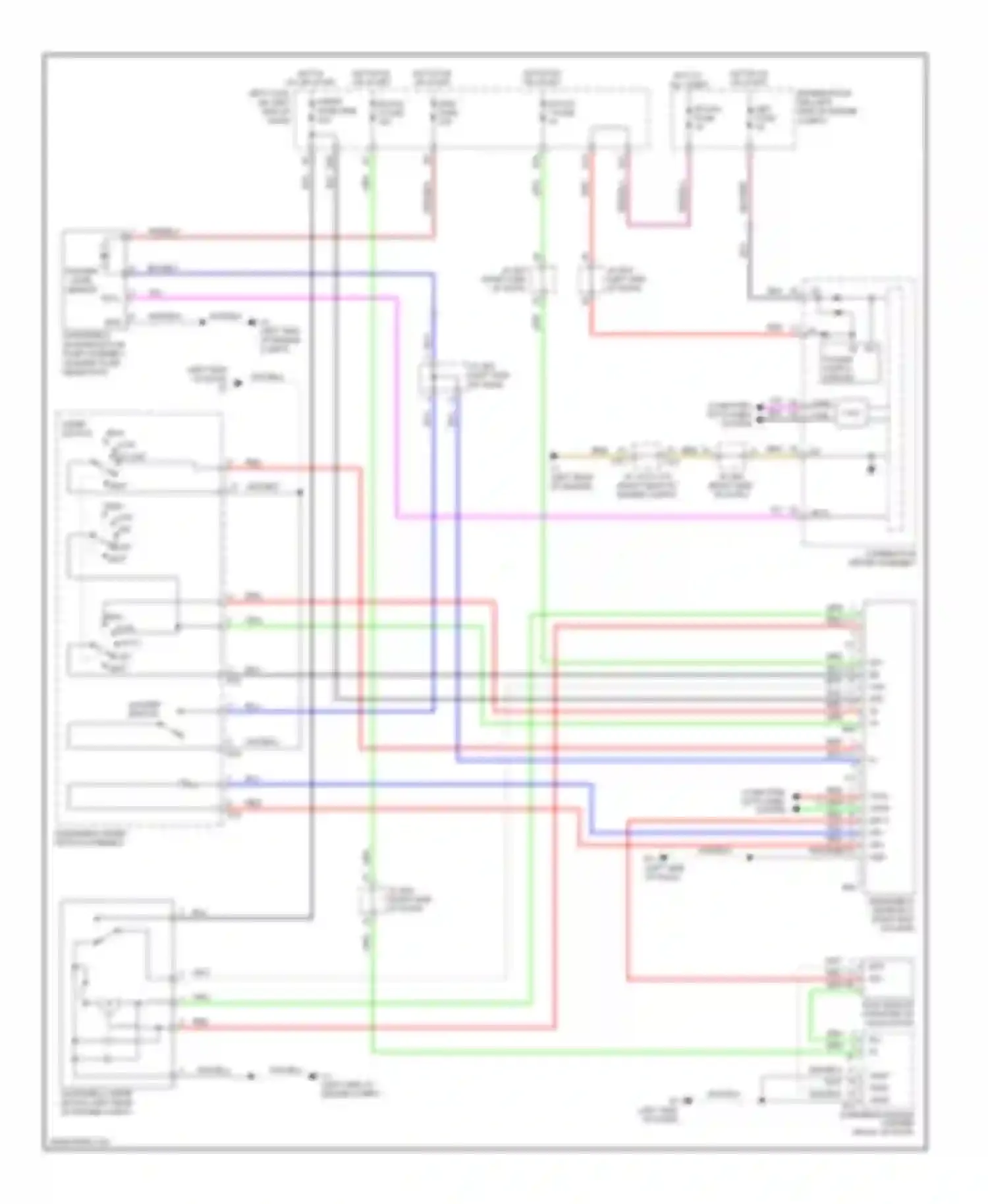 LX Lexus J200 (2007-2012): Front wiper/washer circuit