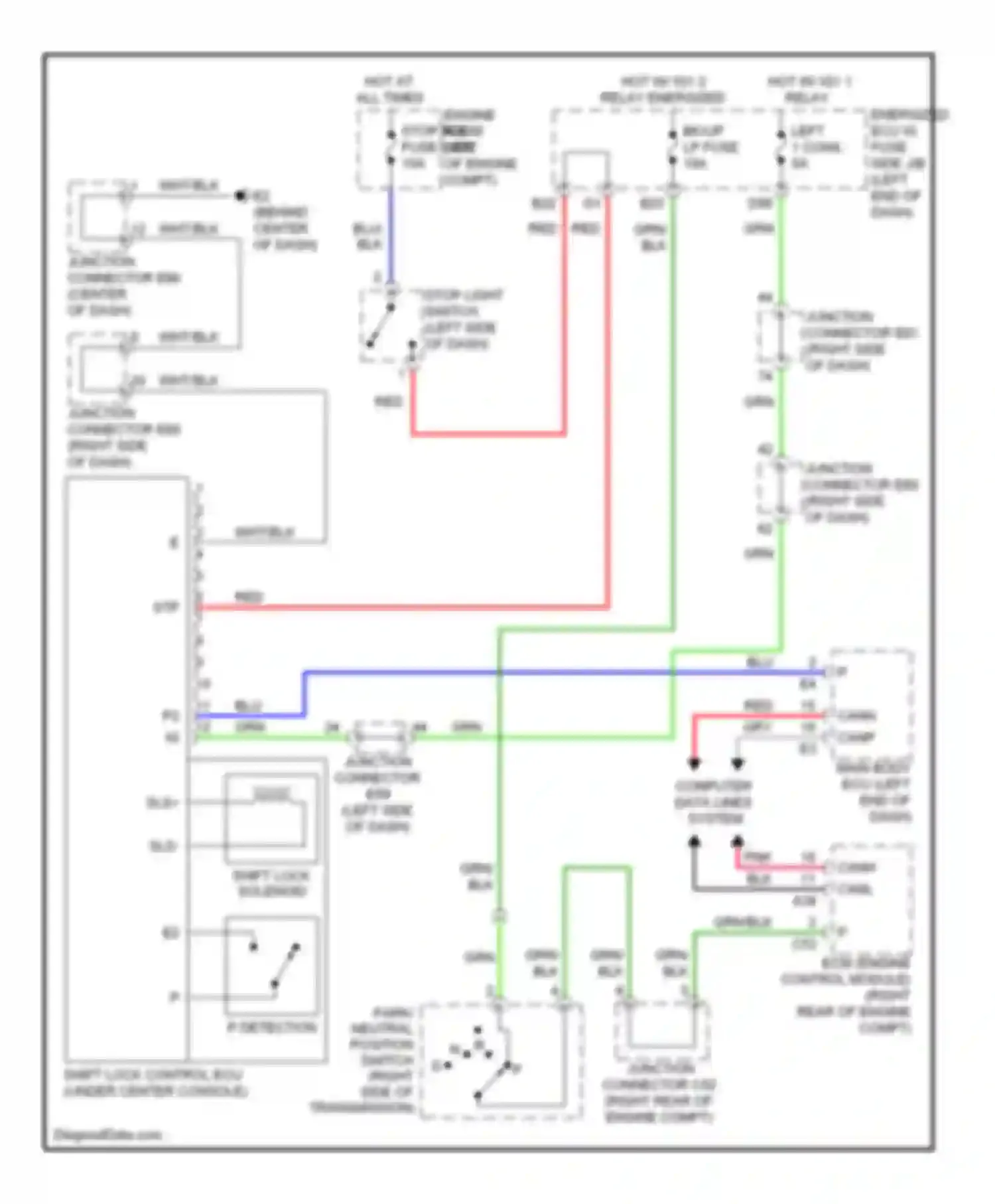Wiring diagram 10 11 pnk canh canl for Lexus LX J200 (2007-2012) (2 of 2)