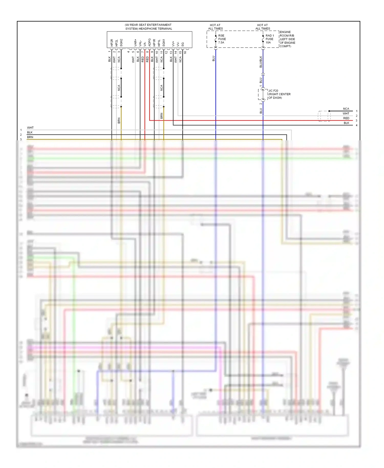 Lexus LX J200 (2007-2012) asgn wiring diagram  (4 of 8)
